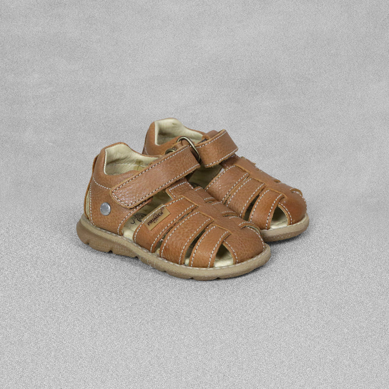 'Primigi' Brown Leather Sandals - UK Child Size 4 / EU 20