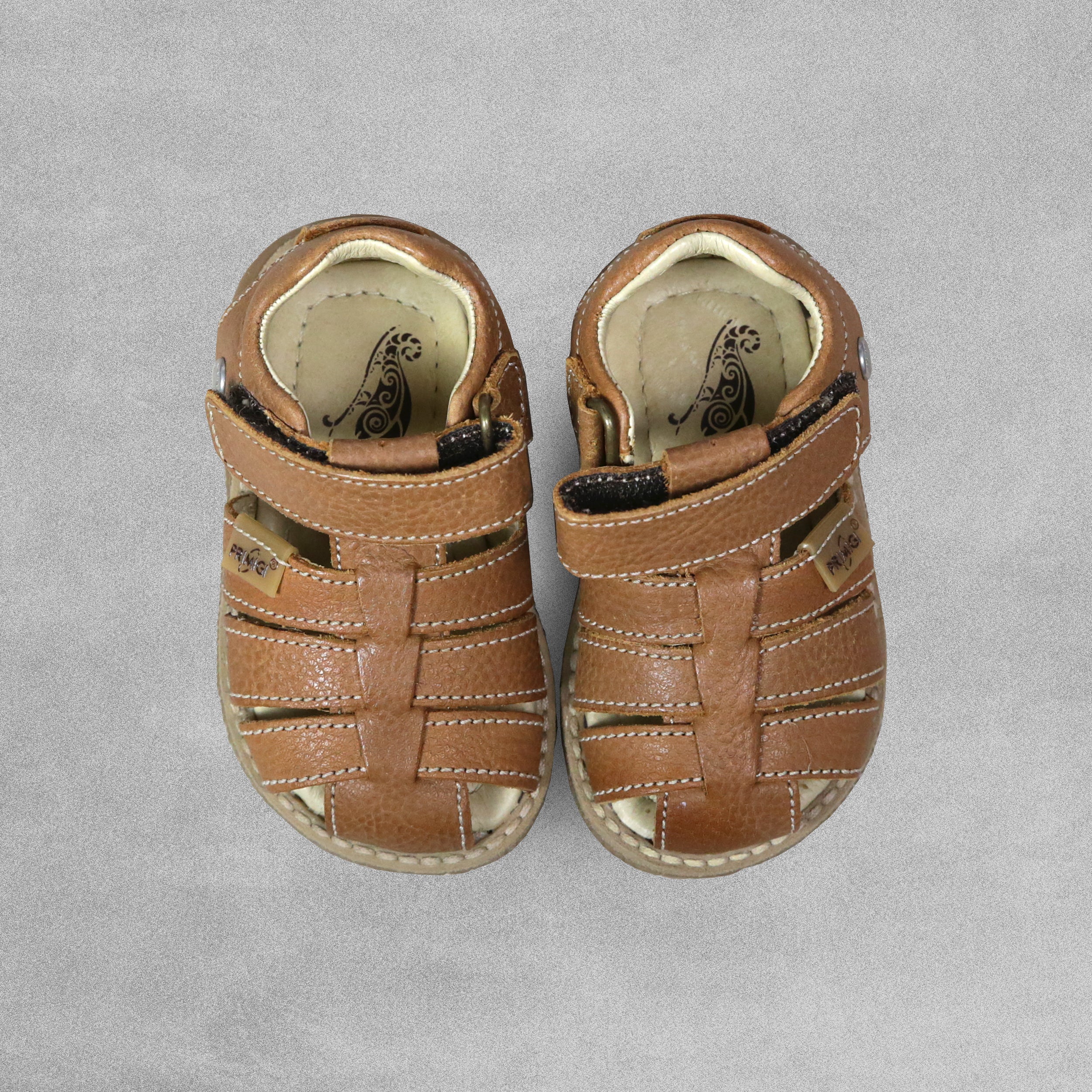 'Primigi' Brown Leather Sandals - UK Child Size 4 / EU 20