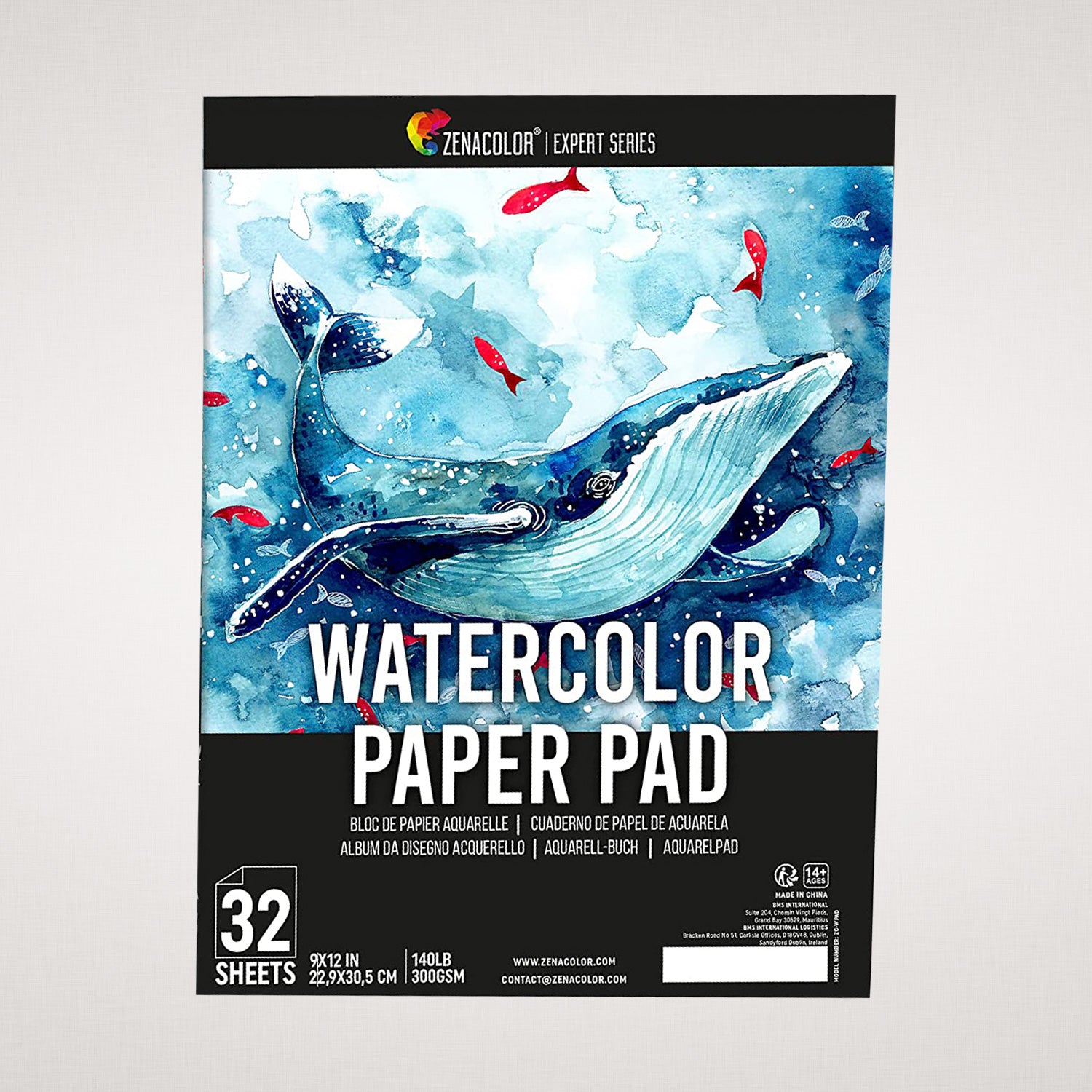 Zenacolor A4 Watercolour Paper Pad (32 Sheets)