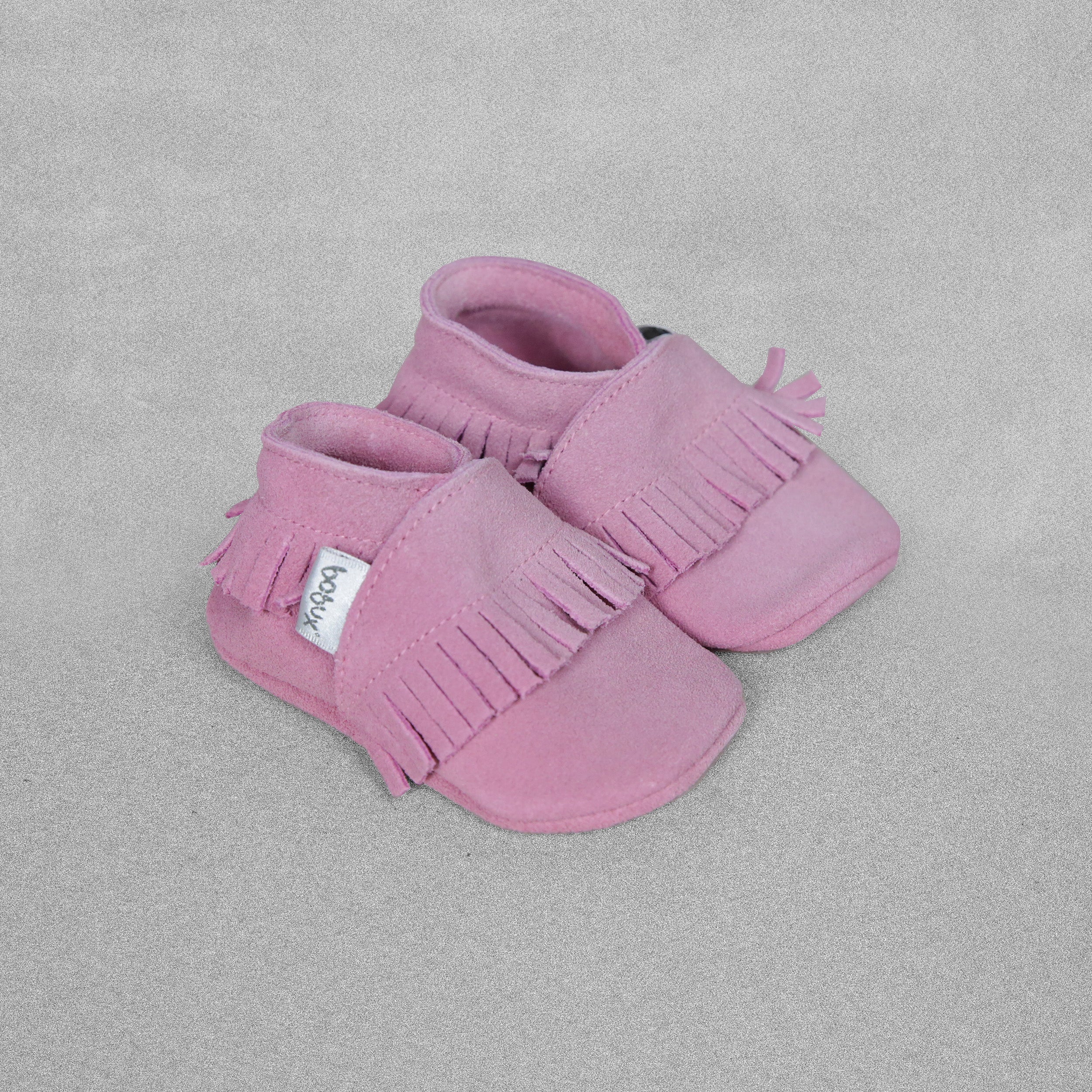 Bobux Soft Sole Baby Shoe 'Pink Moccasin' - Small /3-9 Months