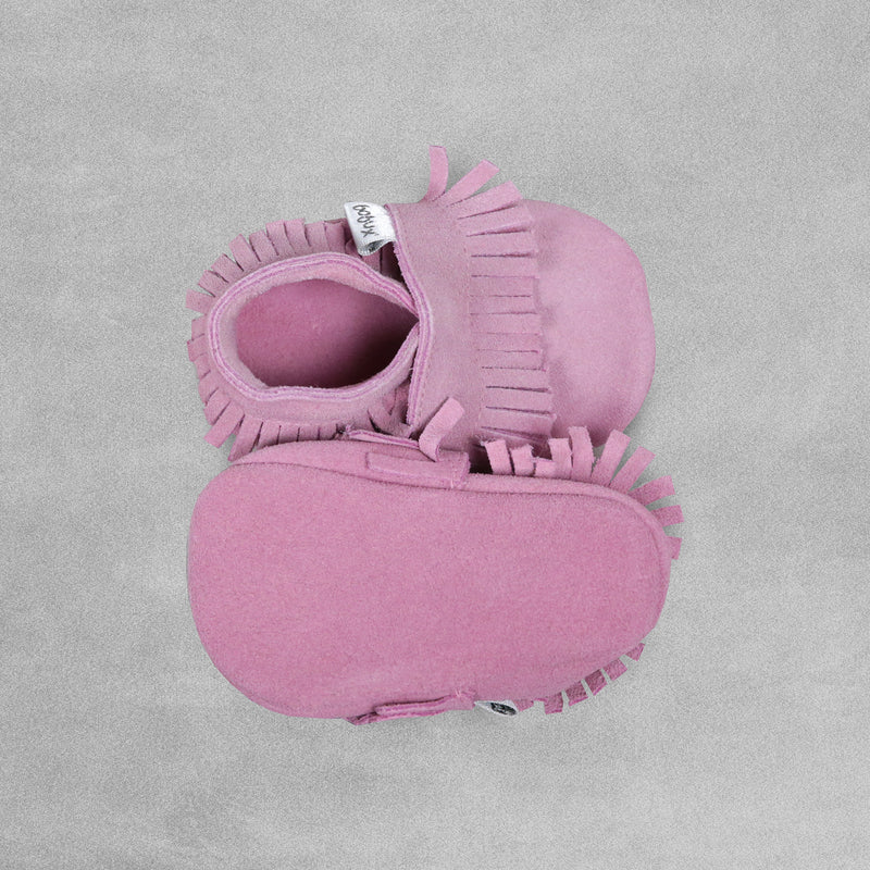 Bobux Soft Sole Baby Shoe 'Pink Moccasin' - Medium /9-15 Months