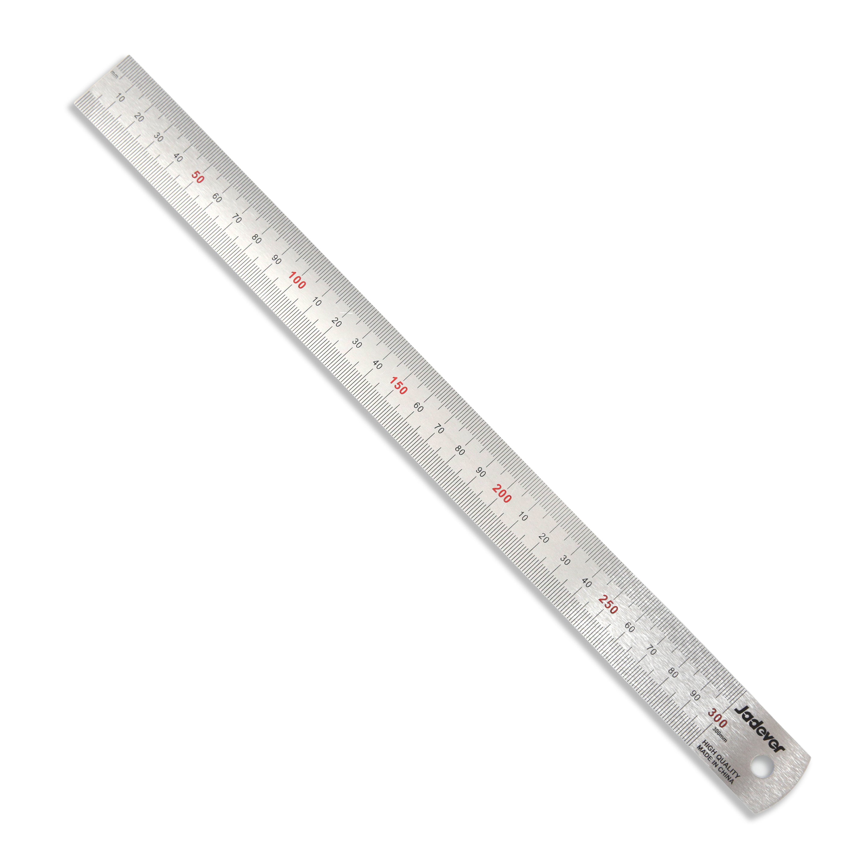 Jadever Metal Ruler - 12"