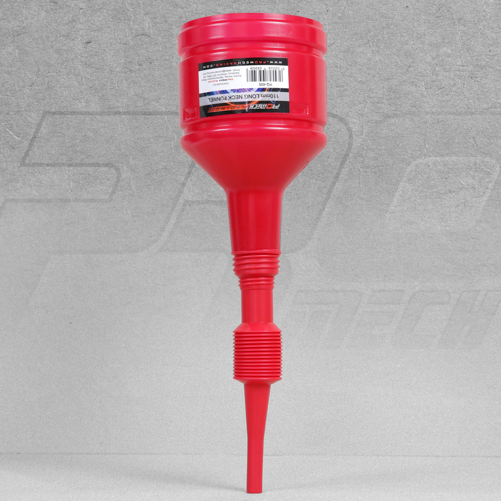 Pro Mech 110mm Flexible Spout Funnel - Red