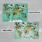 World Map of Animals 1000 Piece Jigsaw Puzzle