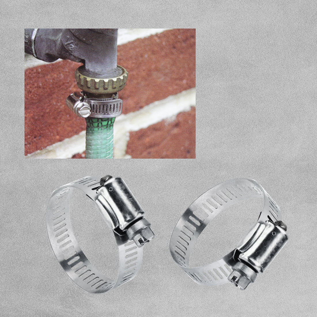 Hose/Jubilee Clips - 19-25mm / 3/4-1" - Pack of 2