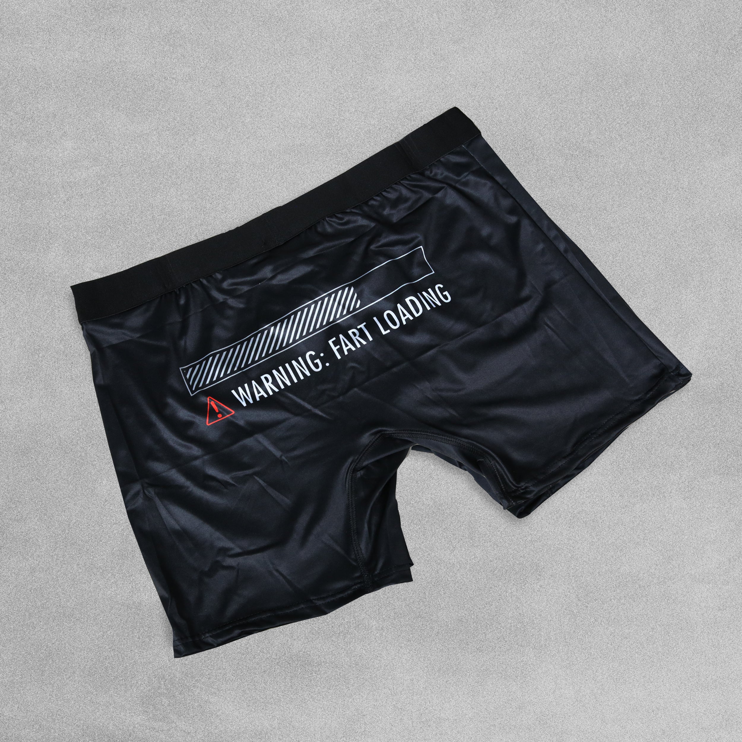 Mens Novelty Boxer Shorts - Warning Fart Loading!