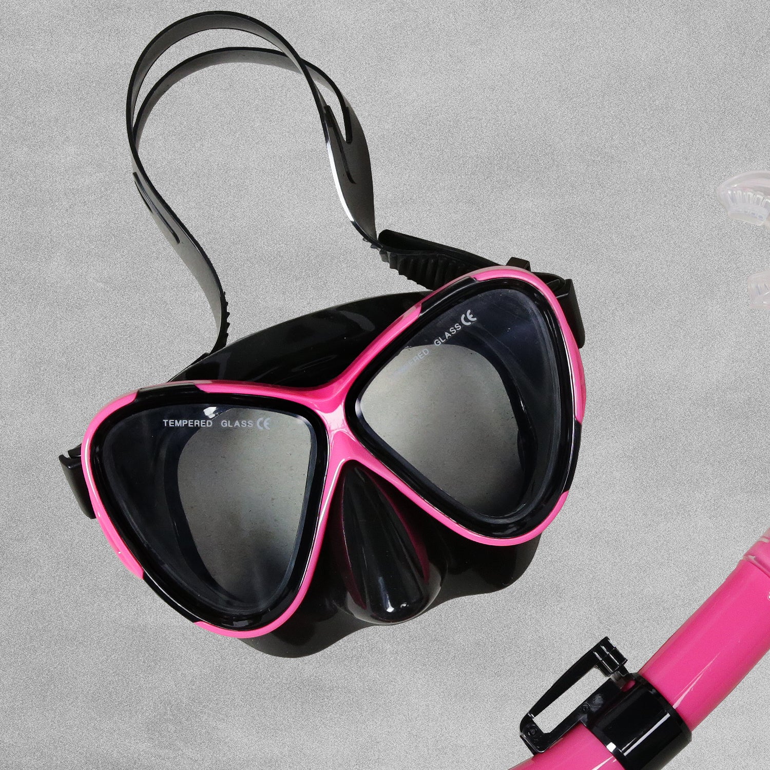 Diving Mask & Full Dry Snorkel - Various Colours