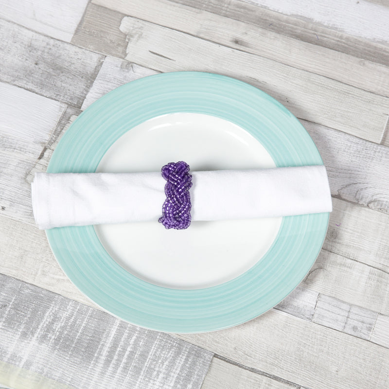 Beaded Napkin Rings - Pack of 4
