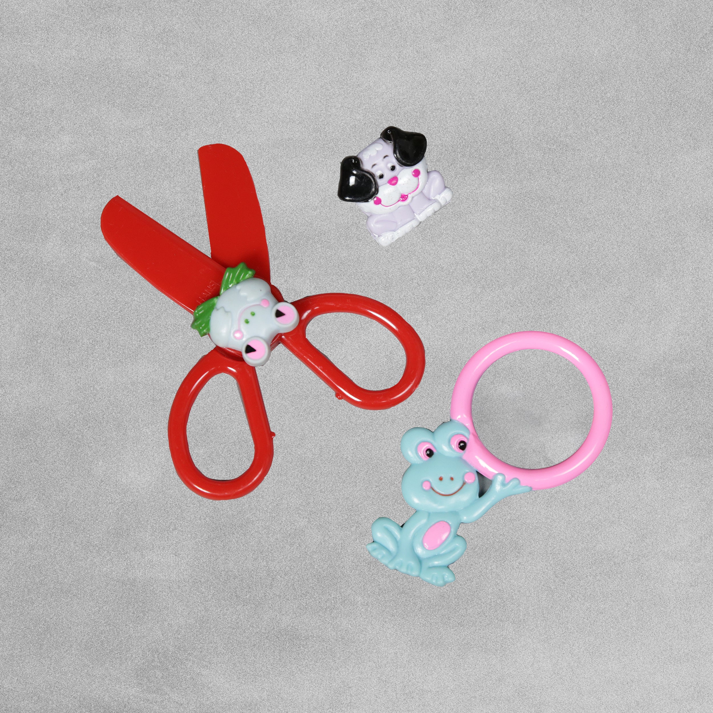 Mini Plastic Animal Stationery Set