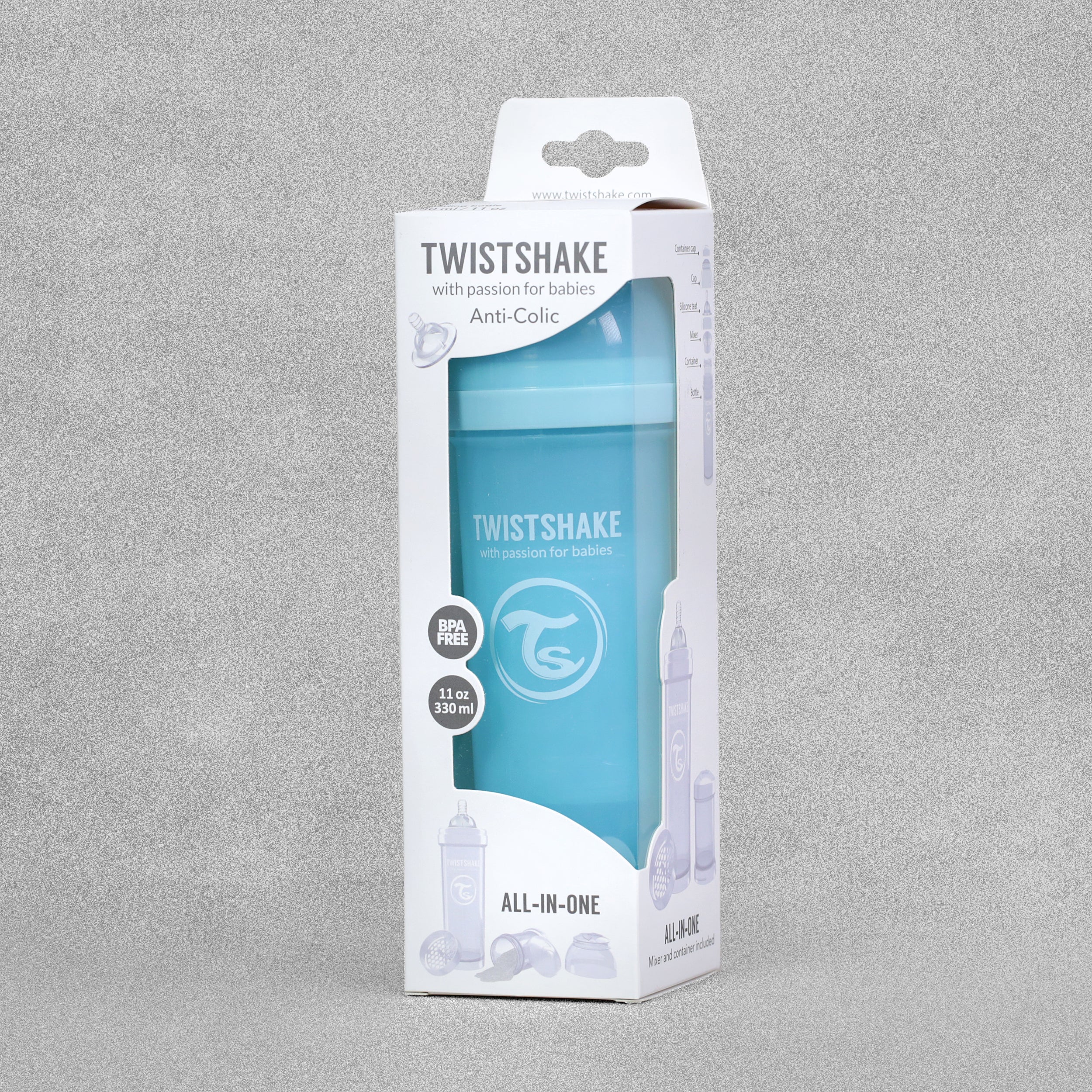 Twistshake Anti-Colic Baby Bottle 4+ Months 330ml