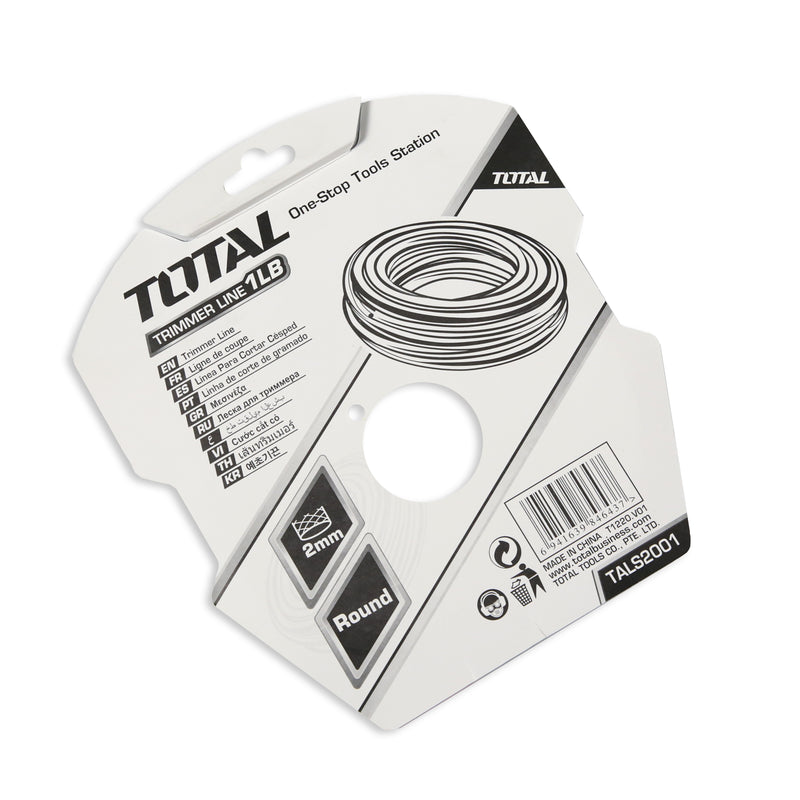 Total Tools Trimmer Line 1LB 2mm White TALS2001