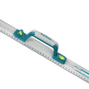 Total Aluminium Ruler with spirit Levels 60cm