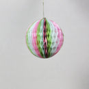 Pack of 3 'Paper Joy' Honeycomb  Paper Party Decorations - small