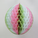 Pack of 3 'Paper Joy' Honeycomb  Paper Party Decorations - large
