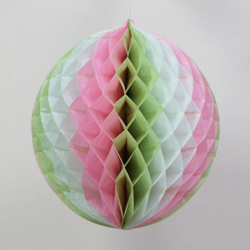Pack of 3 'Paper Joy' Honeycomb  Paper Party Decorations - large