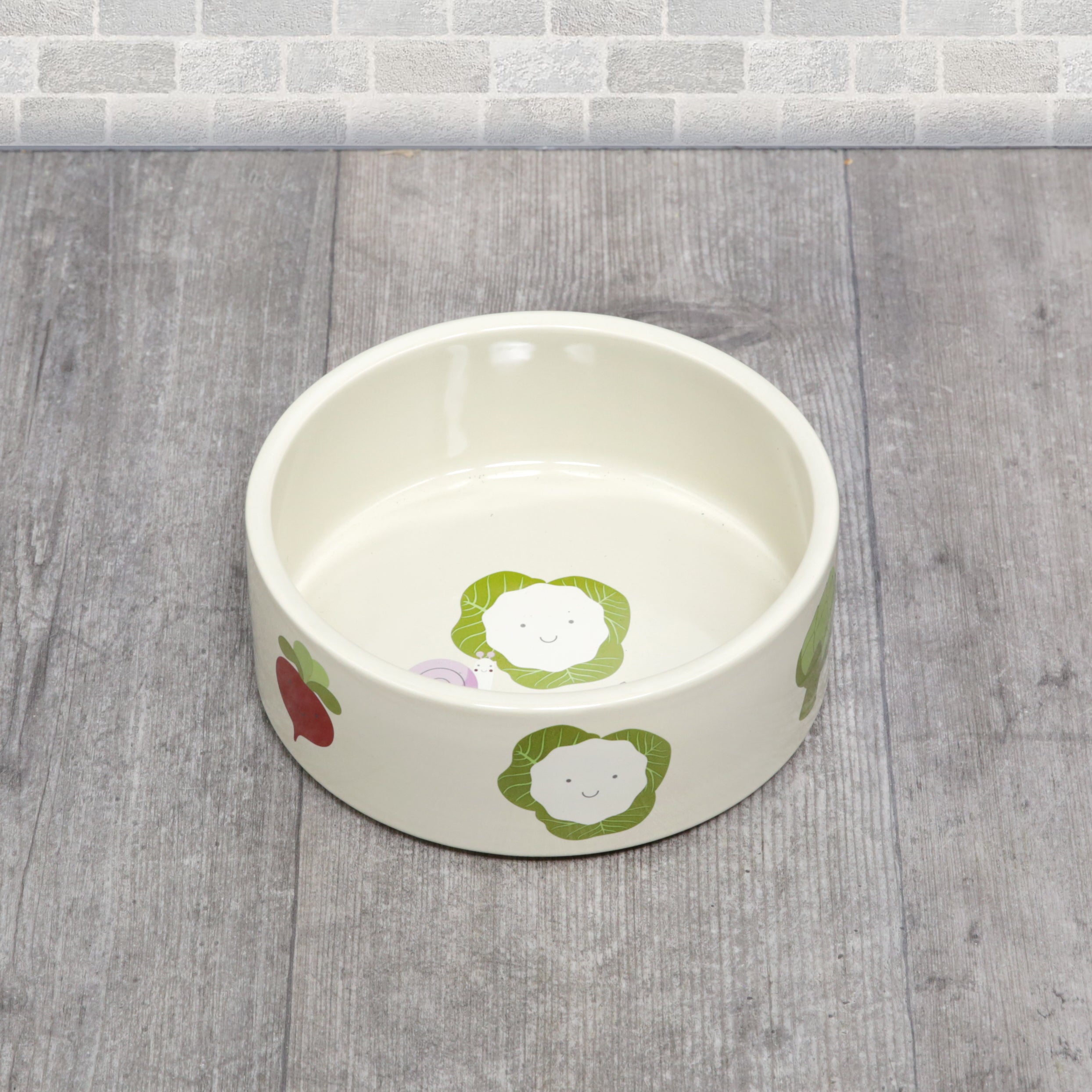 Zoon Veggie Patch Ceramic Cat/Dog Food/Water Bowl - Various Sizes Available