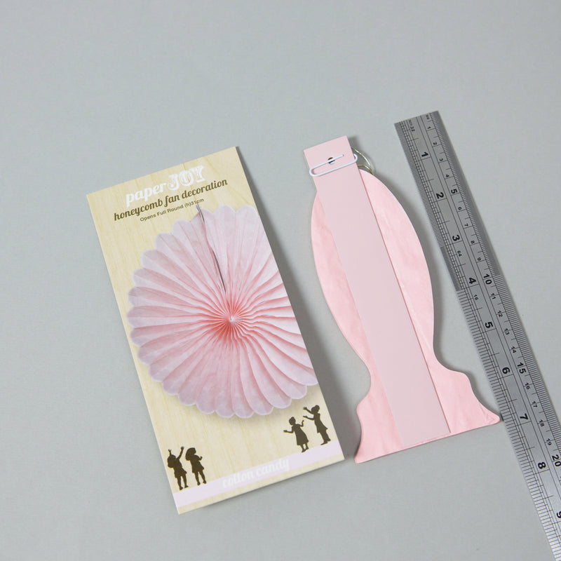 'Paper Joy' Fan Paper Party Decorations - small