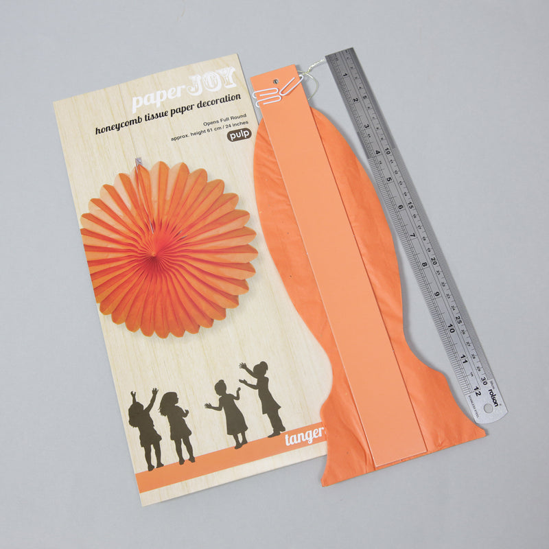 'Paper Joy' Fan Paper Party Decorations - large