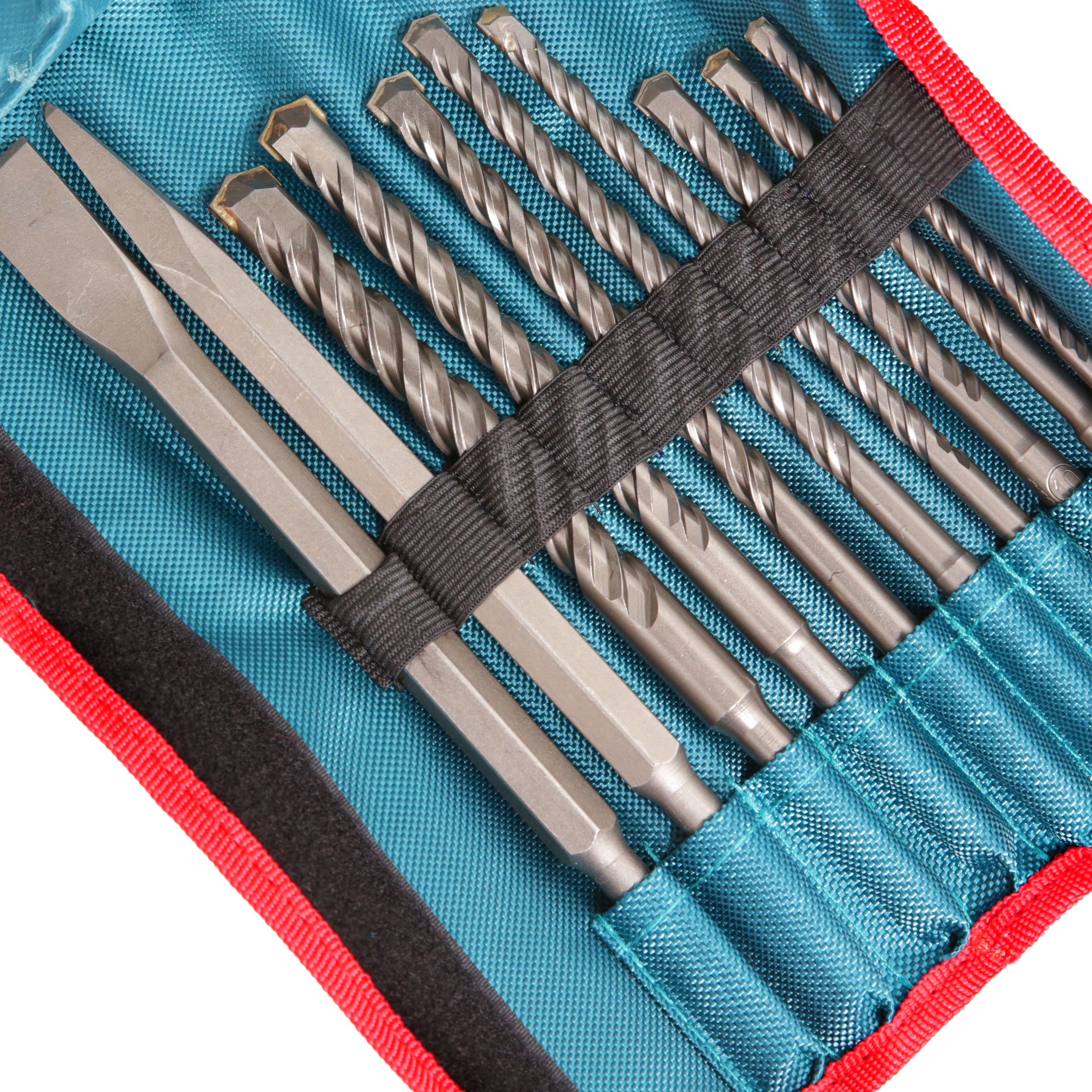 Total Hammer Drill Bits and Chisel Set - 10pcs- TACSD19101