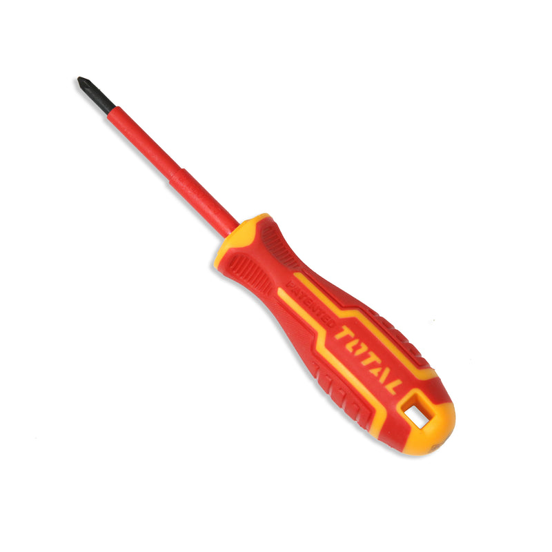 Total Insulated Screwdriver PZ1 x 80mm THTISPZ180