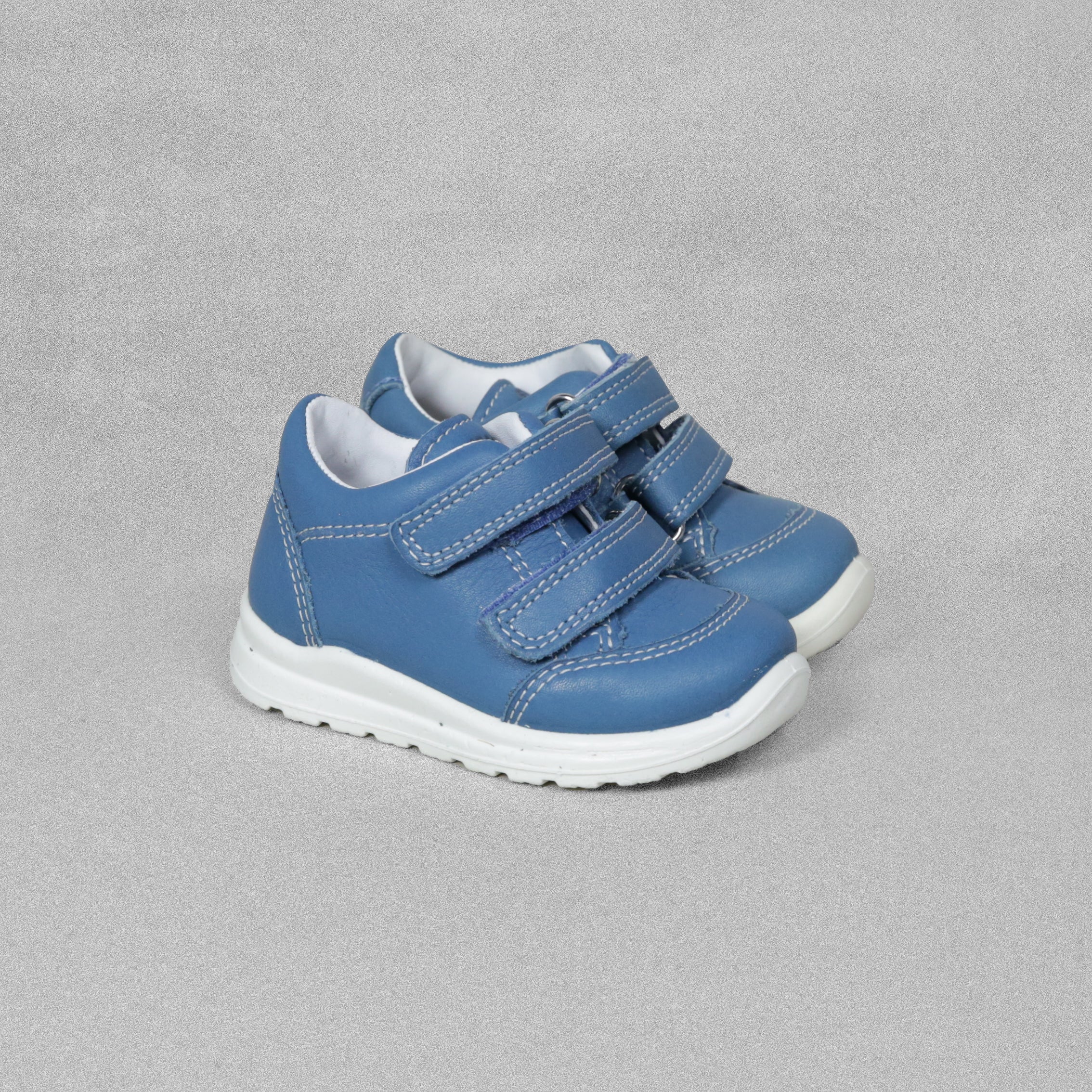 Superfit Baby Boys' Teal Blue Leather Shoe