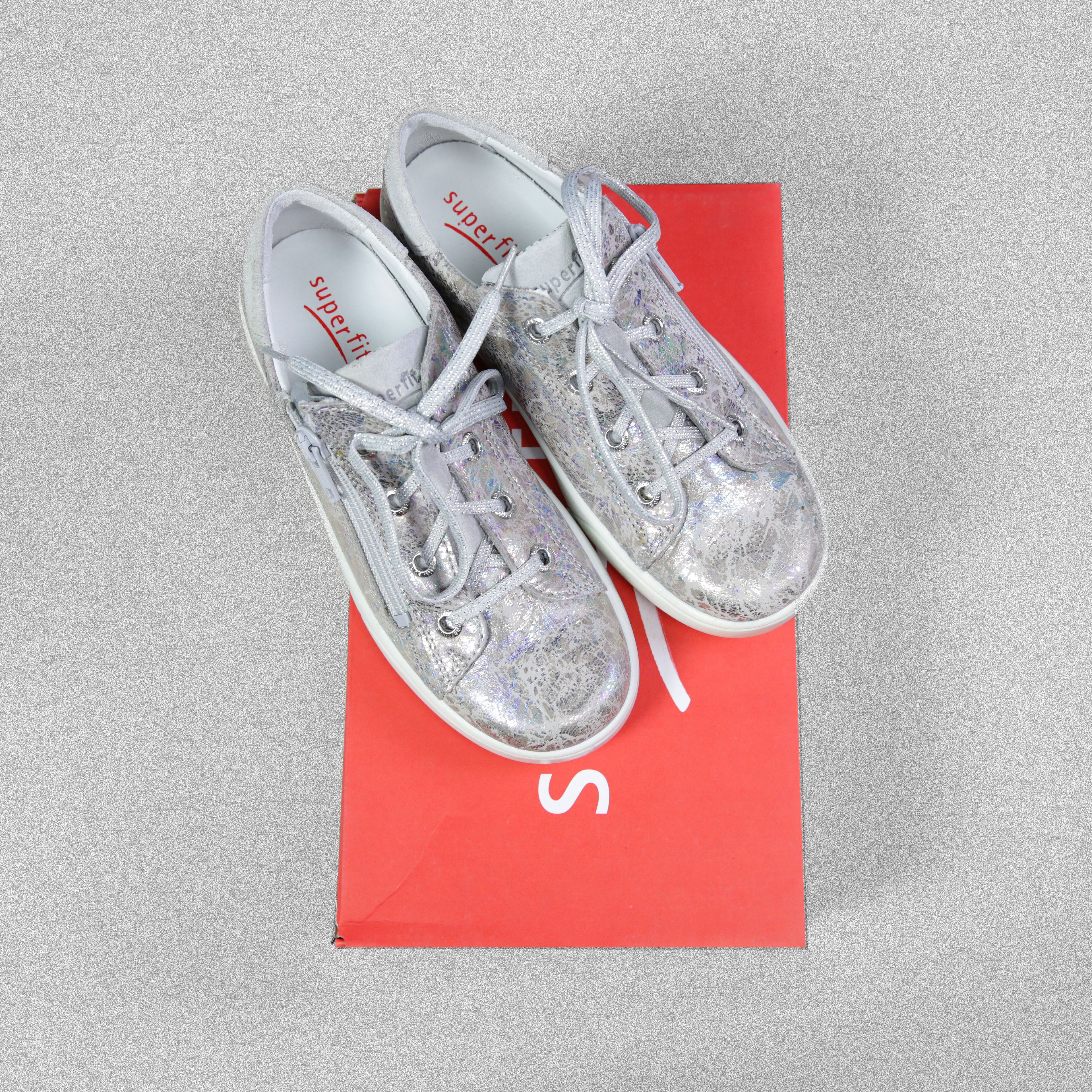 Superfit Silver 'Marley' Trainer - UK Child Size 1 / EU 33