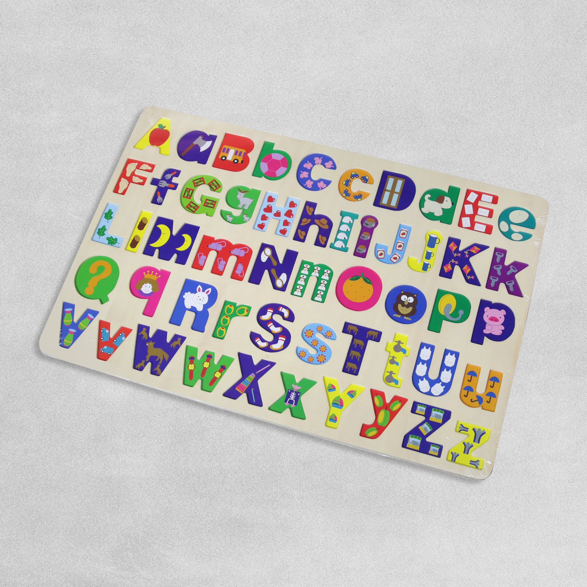 Double Sided Alphabet Puzzle Upper and Lower Case