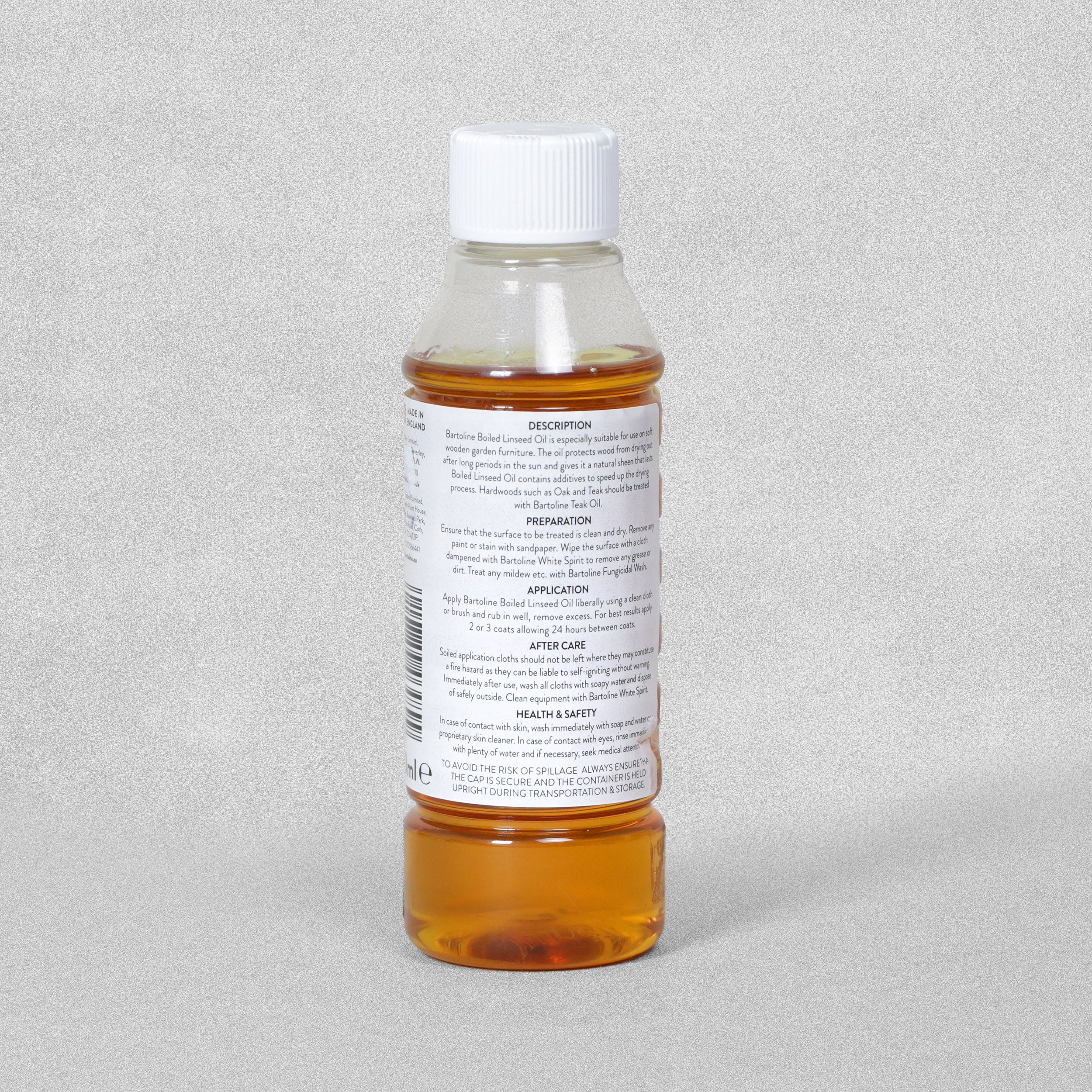 Bartoline Natural Oil Replacement Boiled Linseed Oil - 250ml