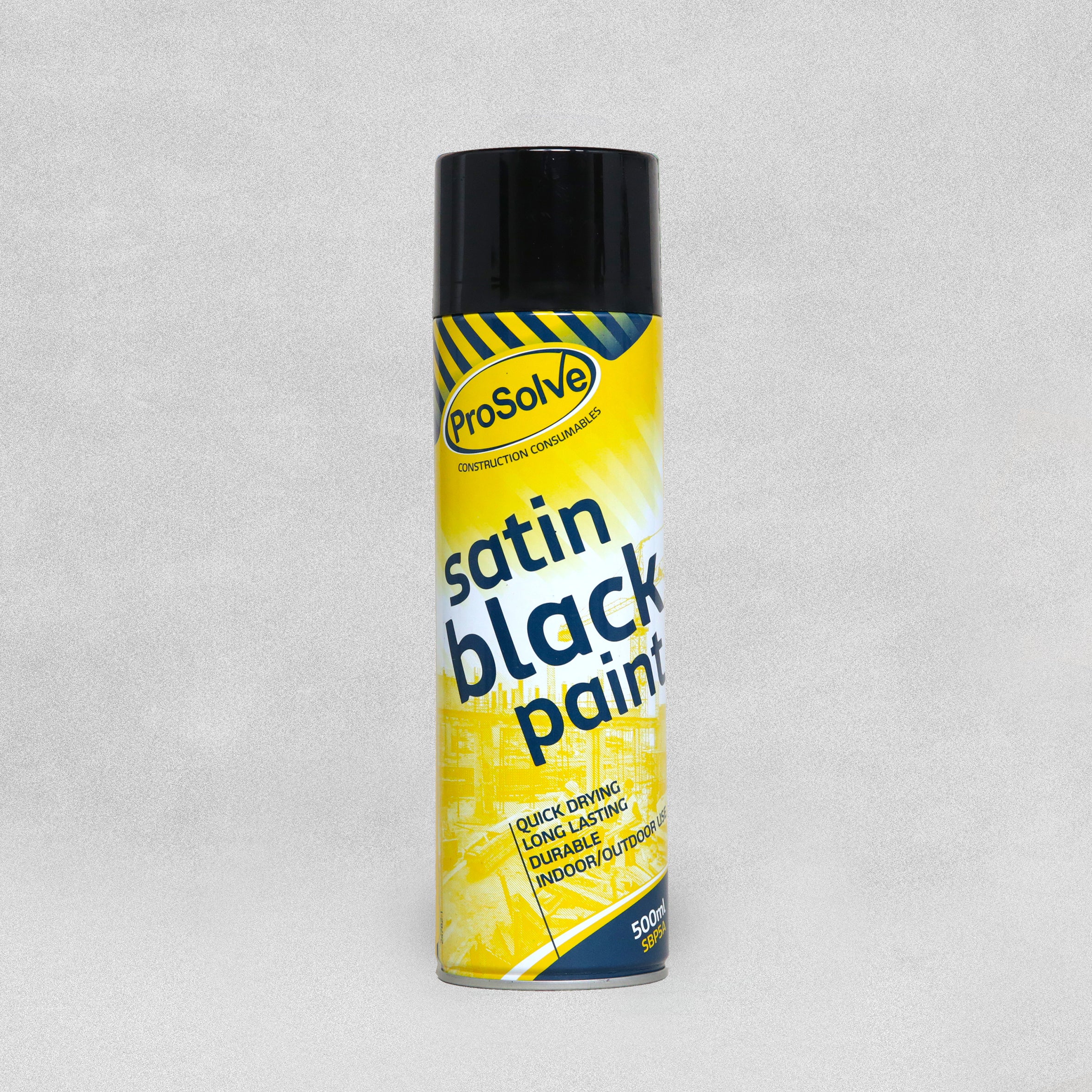 ProSolve Satin Black Paint - 500ml