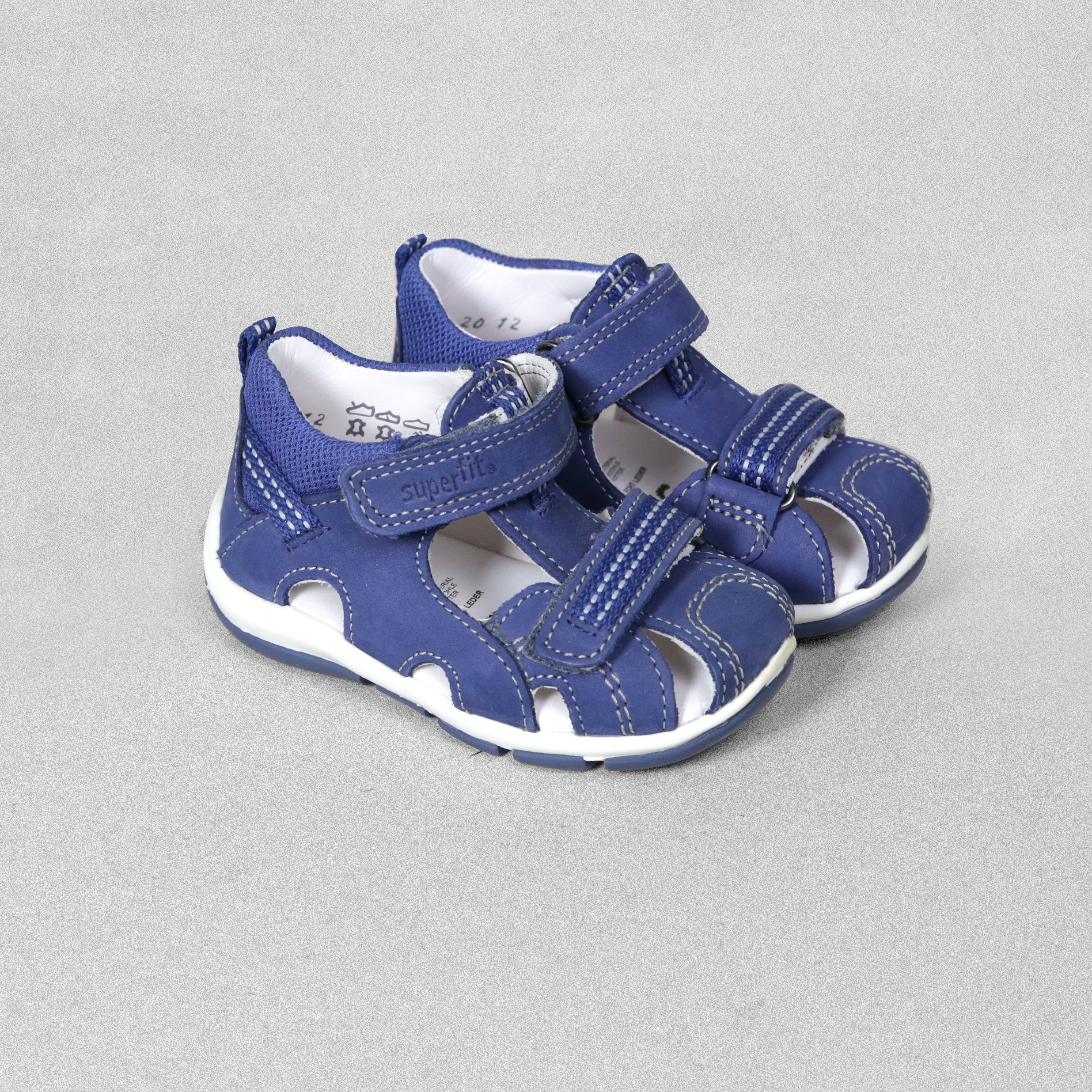 'Superfit' Blue Leather Sandals - UK Child Size 4 / EU 20