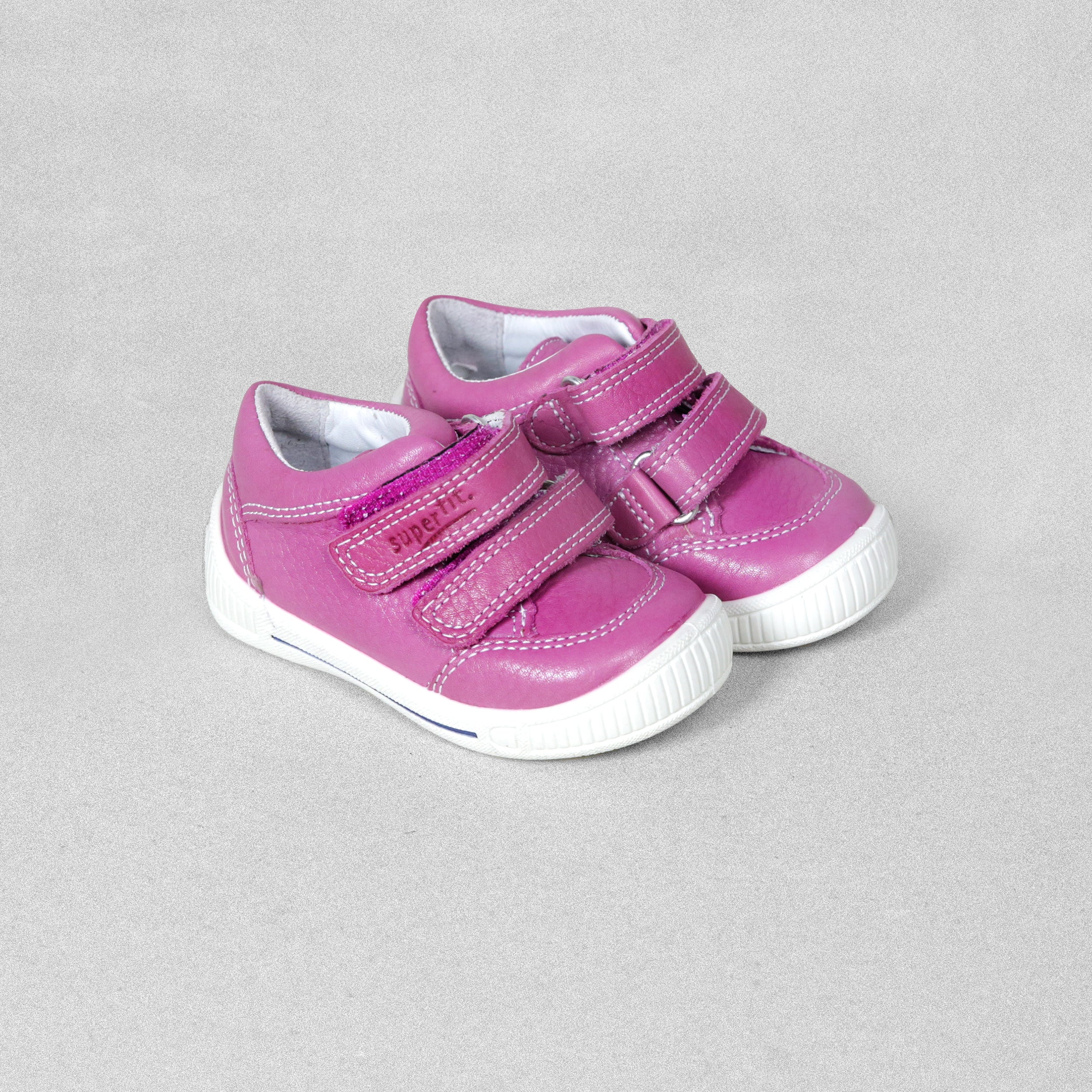 Superfit Girls' Pink Leather Shoe Child UK 3 / EU 19