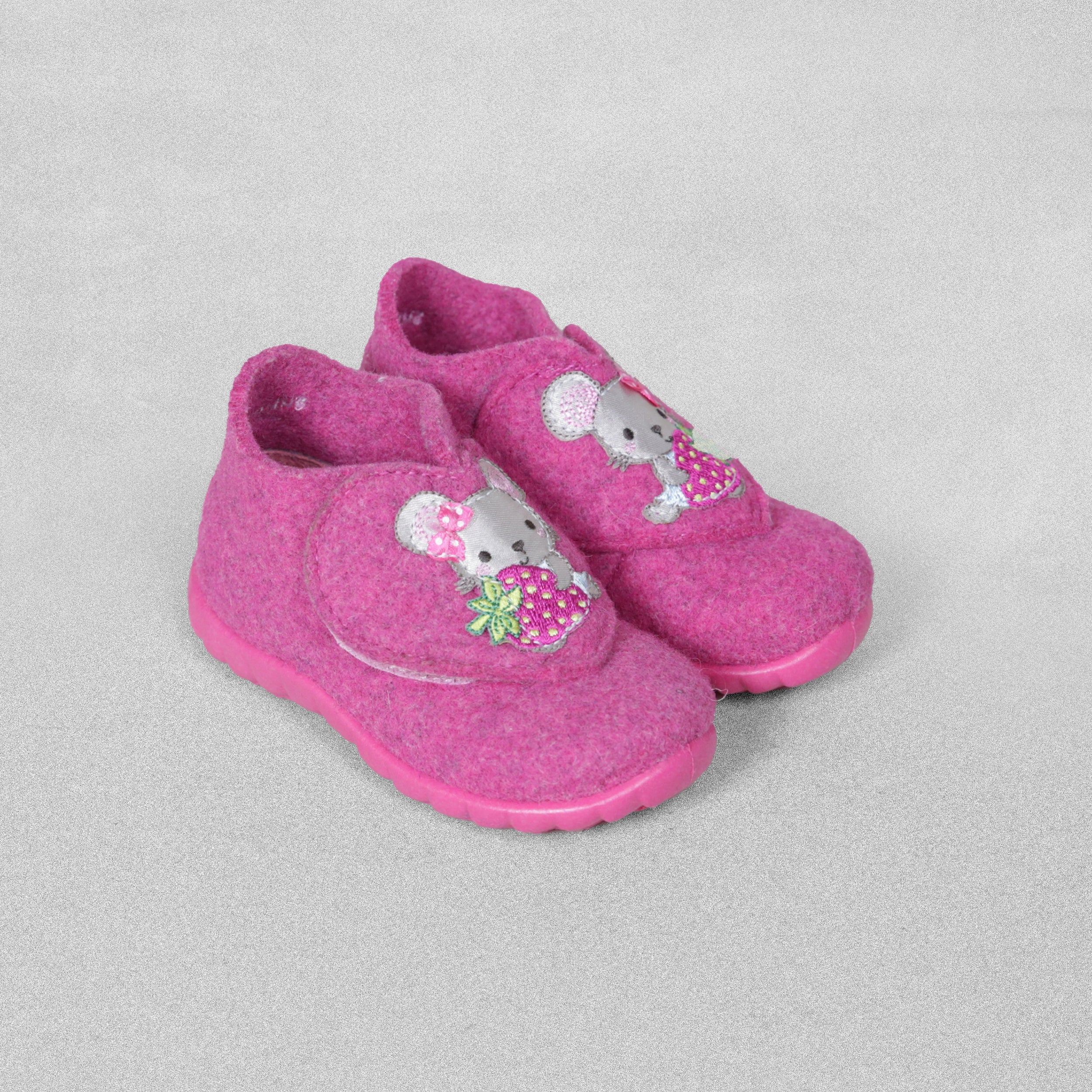 Superfit Girls' Pink Happy Slipper UK Child Size 3 / EU 19