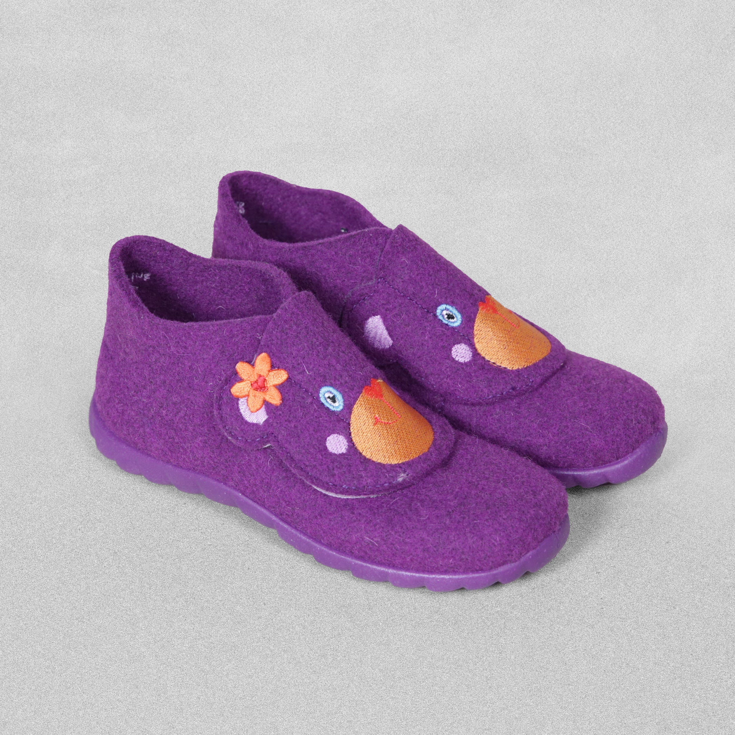 Superfit Girls' Purple Happy Slipper UK Child Size 10.5 / EU 29