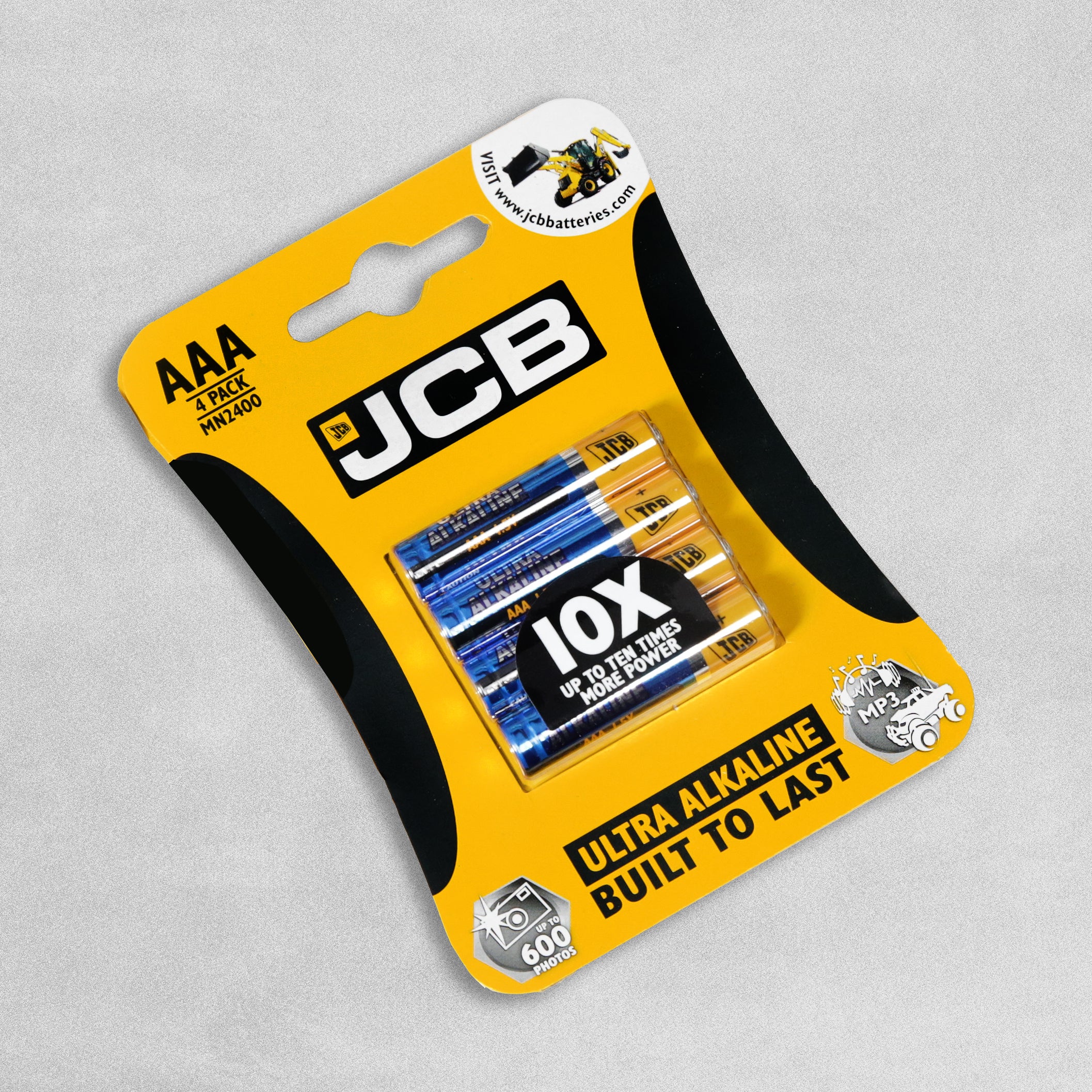 JCB Ultra Alkaline AAA - 4 Pack