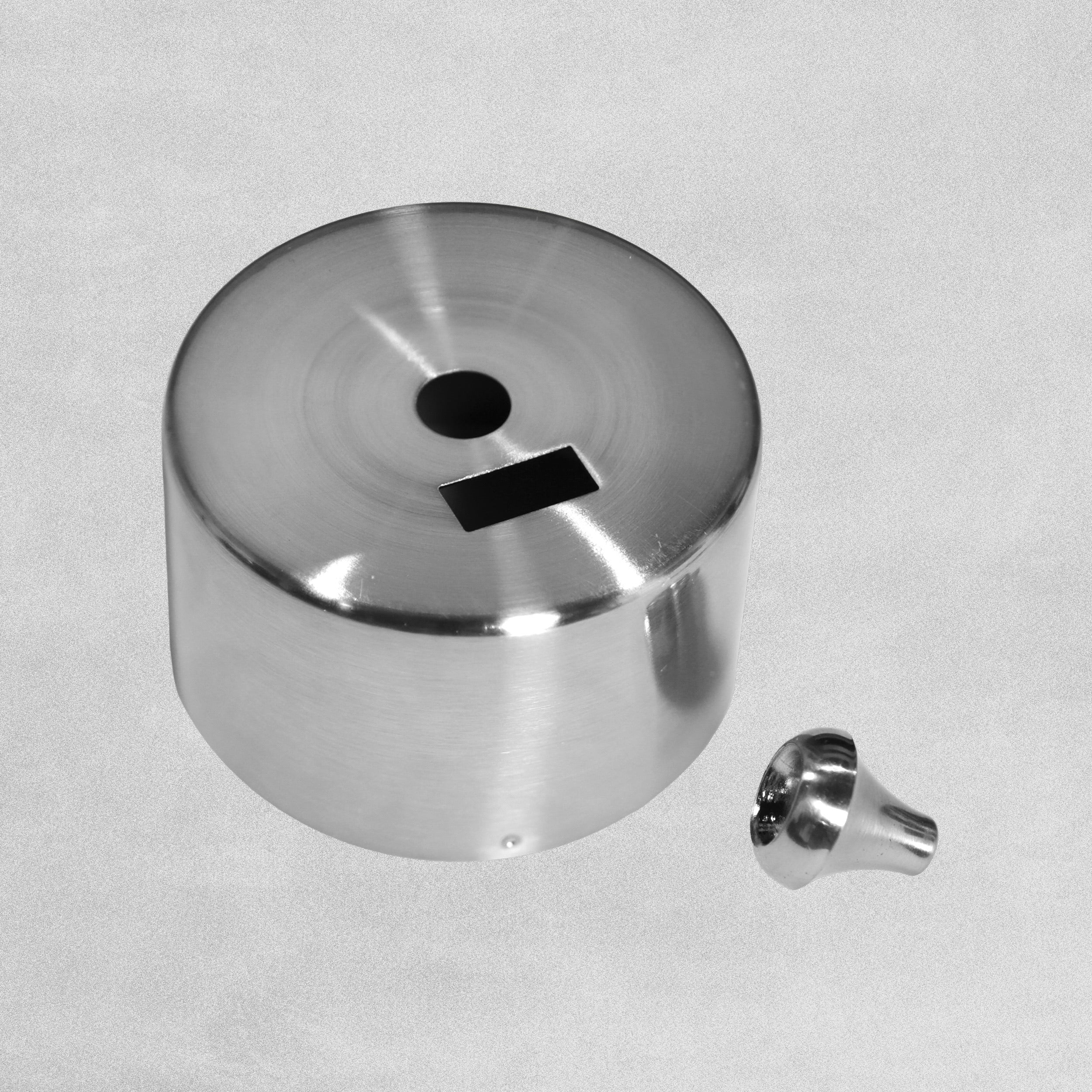 Metallic Cover For Pull Switch - Chrome Finish