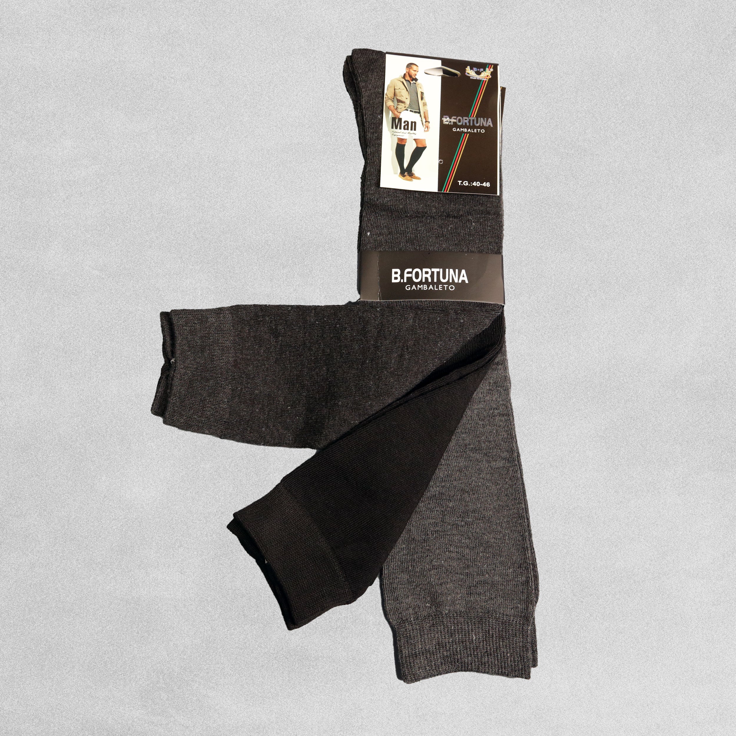 B.Fortuna Mens Knee Socks Assorted Colours Size 40-46 (UK 7-11) - 3 Pairs