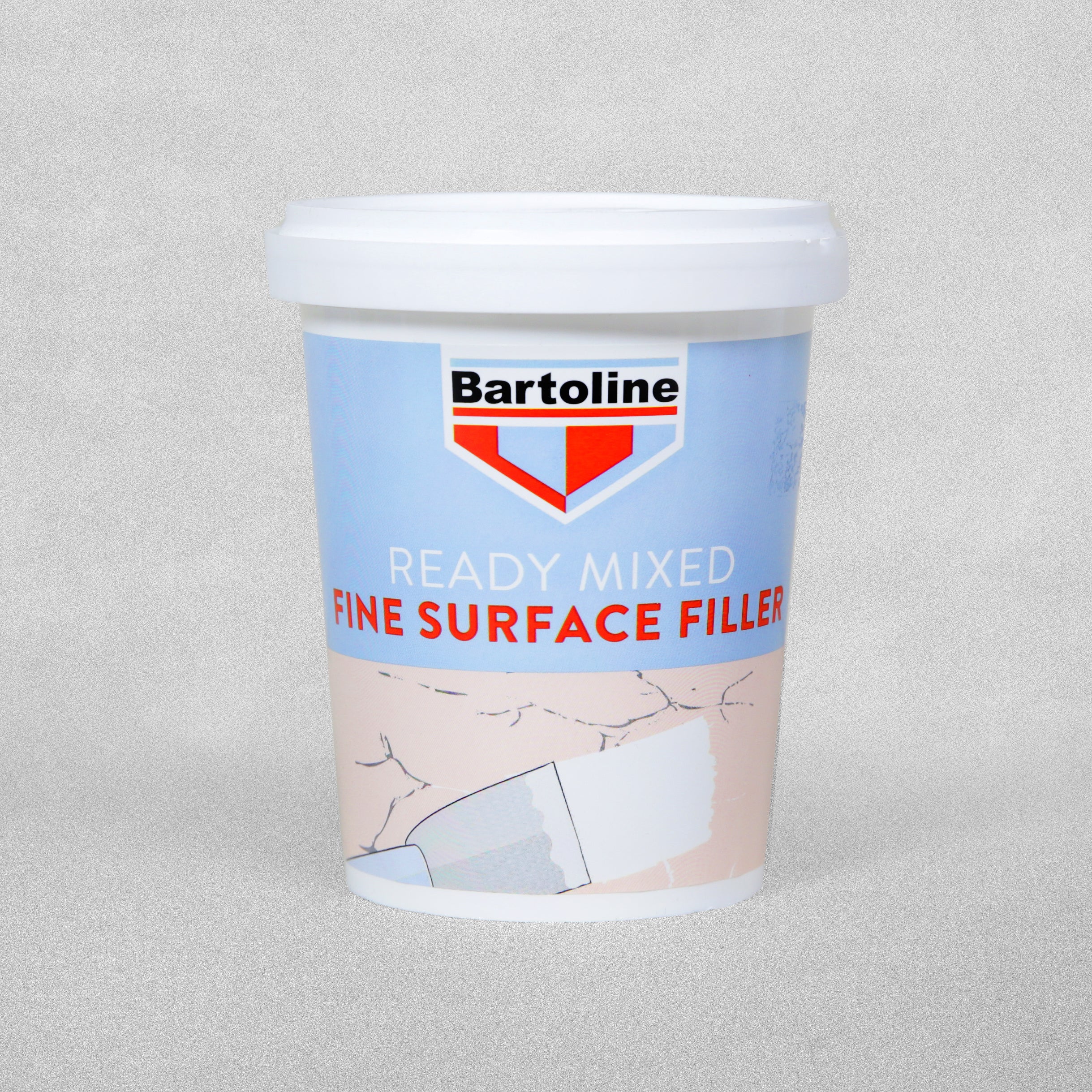 Bartoline Ready Mixed Fine Surface White Smooth Filler - 600g