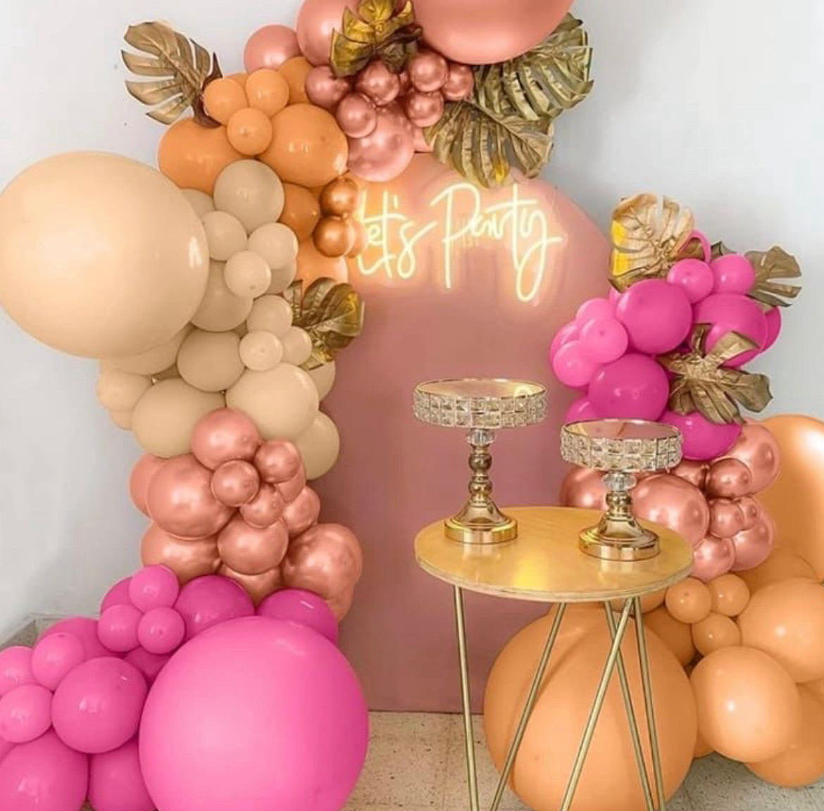 Balloon Arch Kit - Pink and Peach
