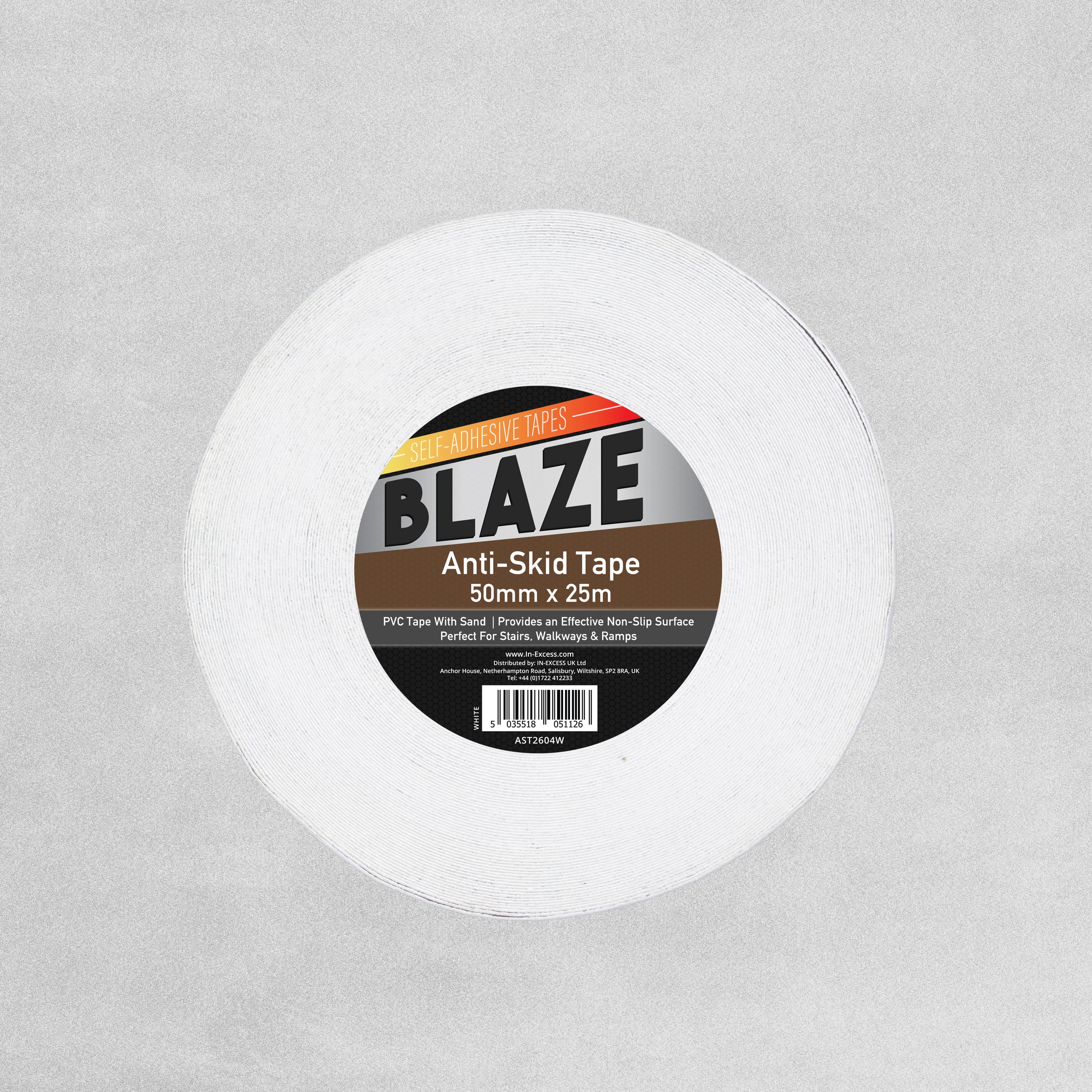 Blaze Anti-Skid Tape 50mm x 25m - White