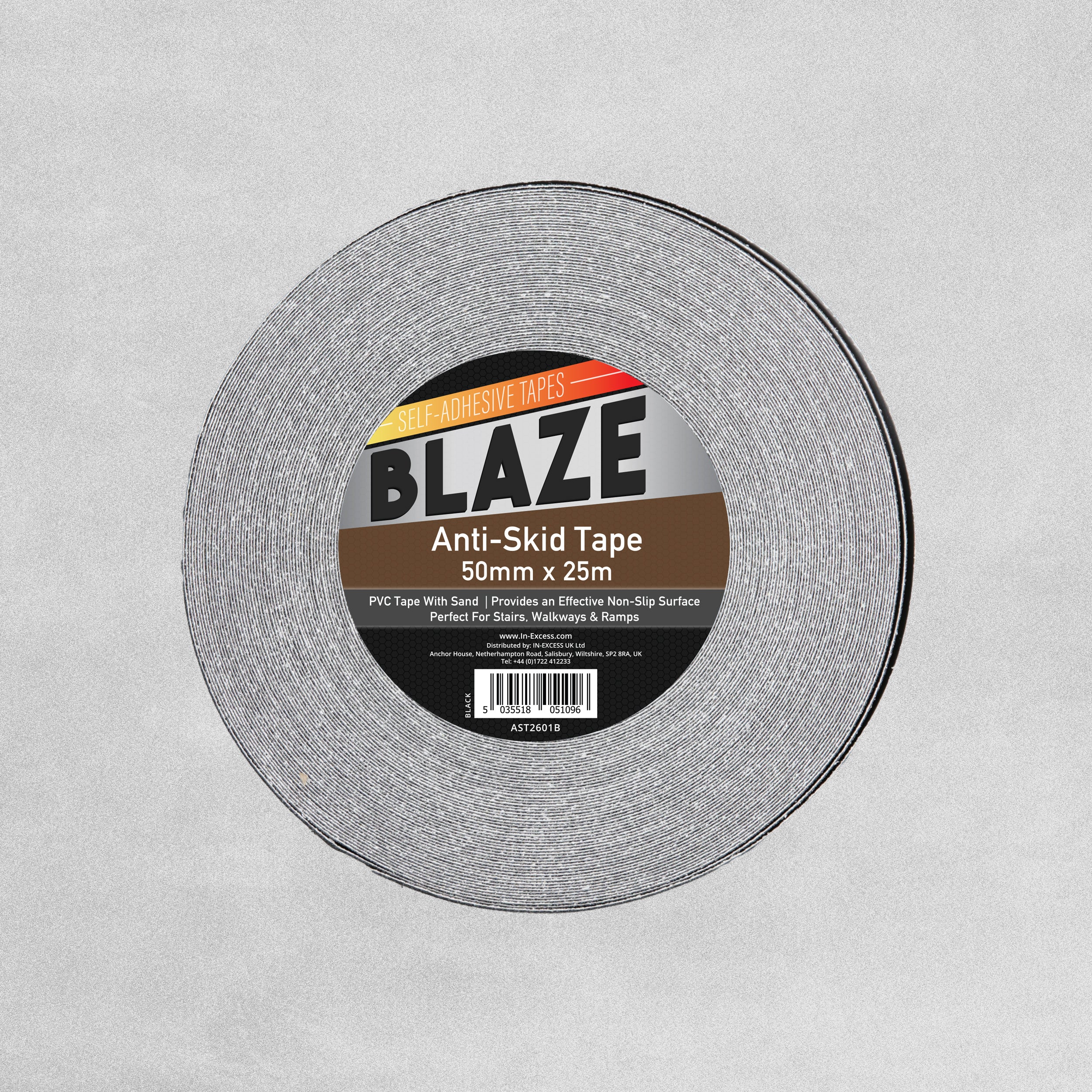 Blaze Anti-Skid Tape 50mm x 25m - Black