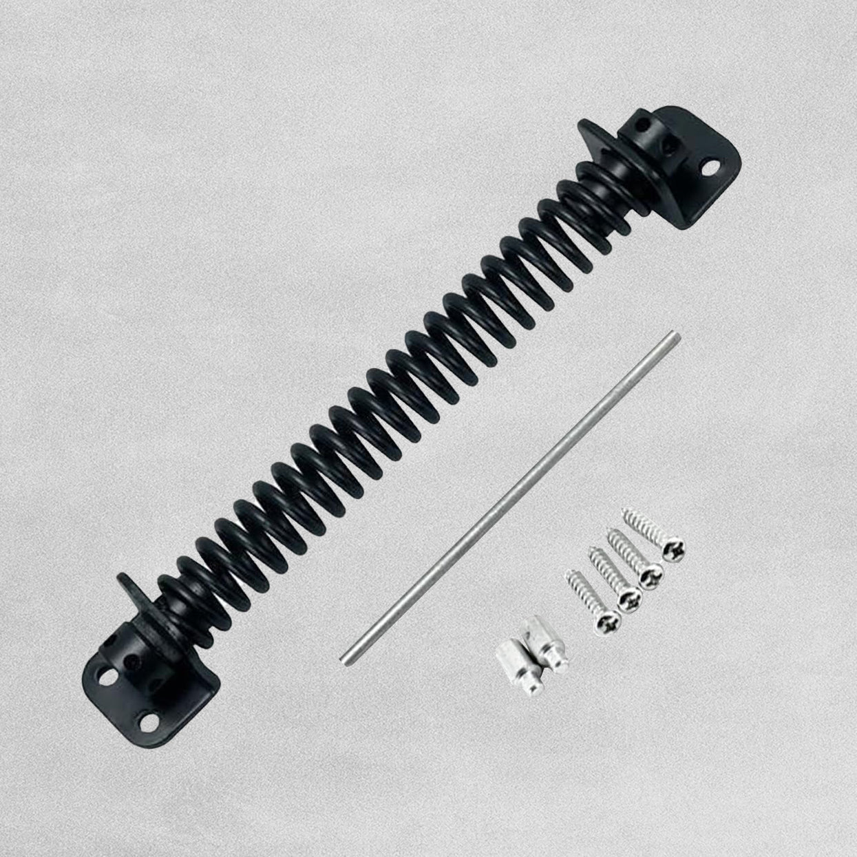 8" Black Japanned Steel Gate Spring / 150mm