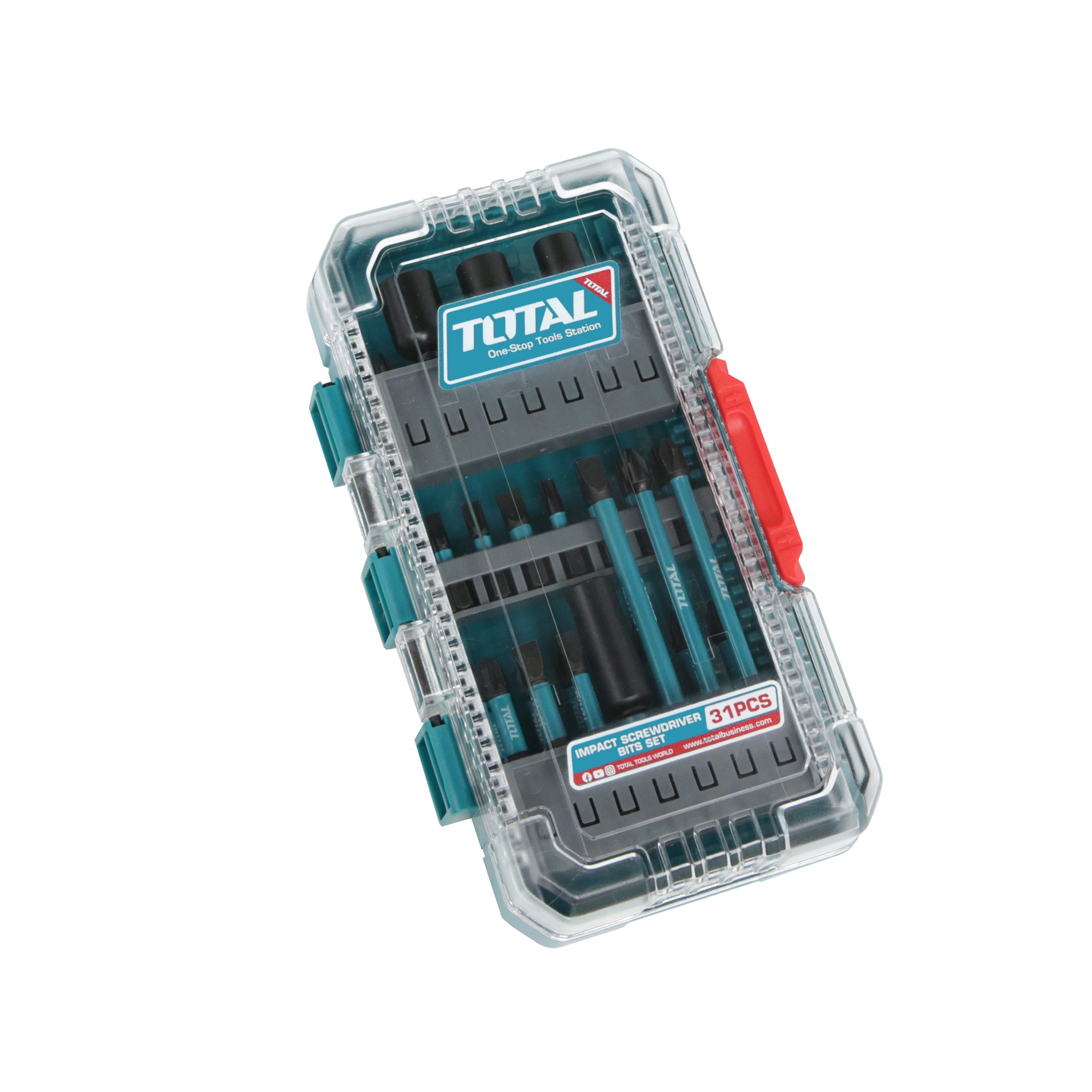 Total Impact Screwdriver Bits Set - 31pcs - TACSDL11306
