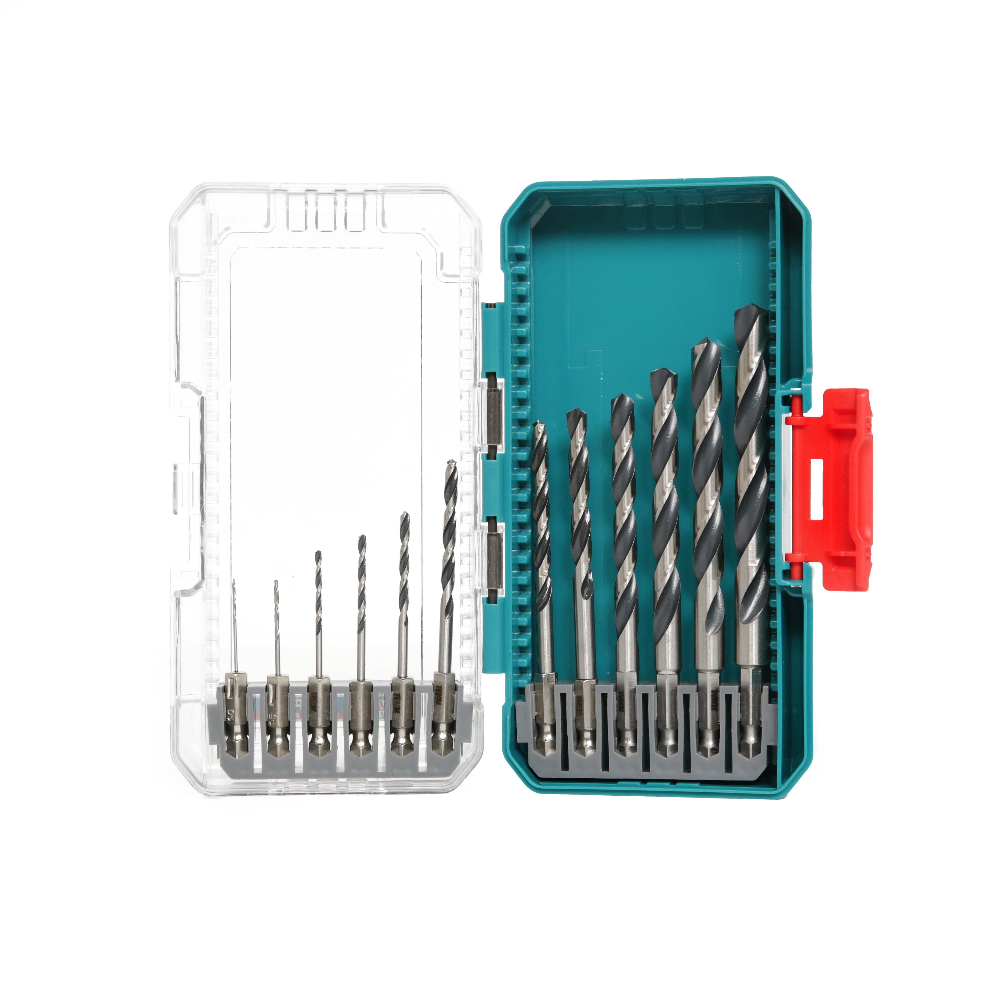 Total 4341 HSS Drill Bits Set - 12pcs - TACSDL11206
