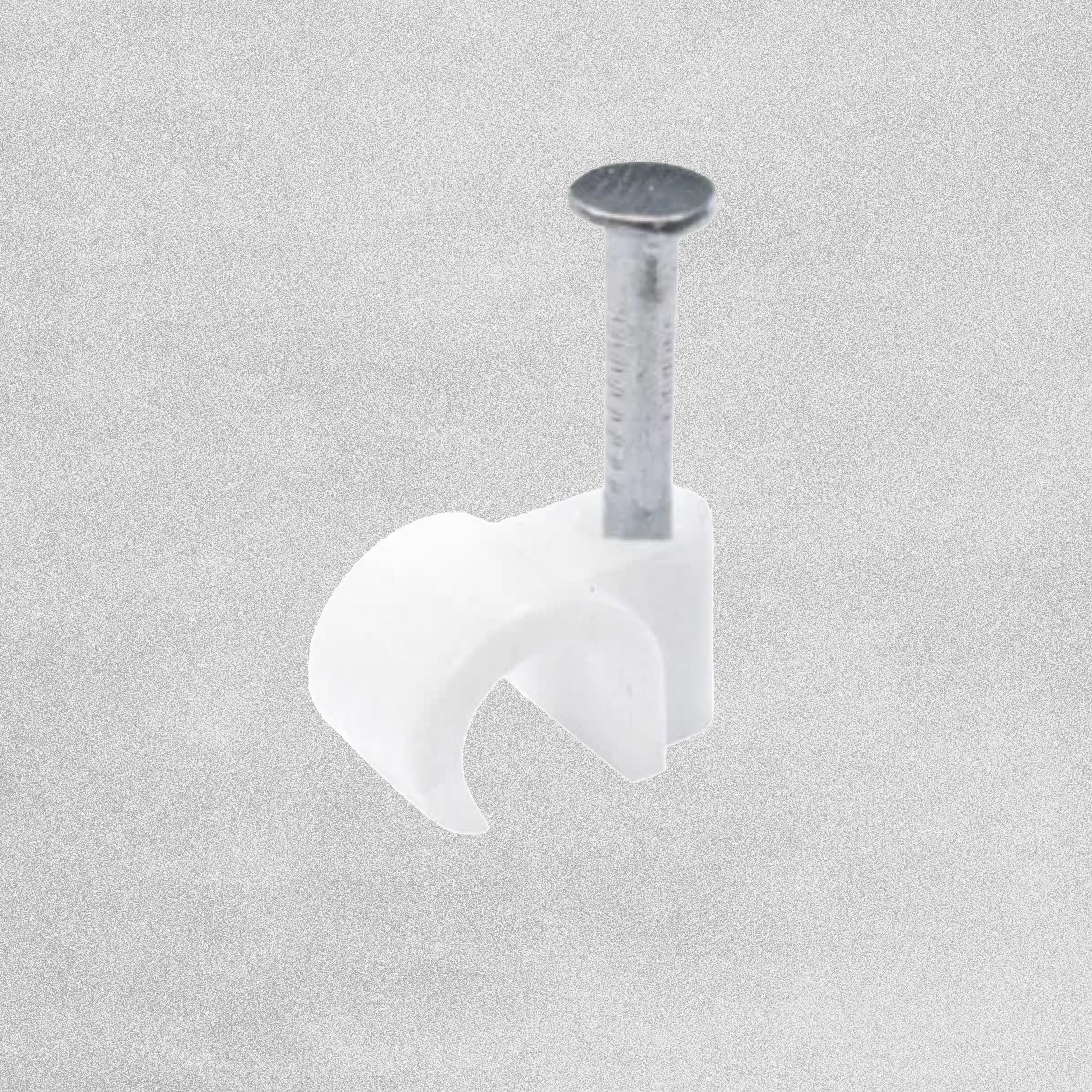 Status White Cable Clips -  Various Sizes Available