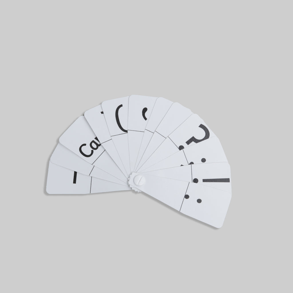 Punctuation Fan Punctuation Fan / Petals Set