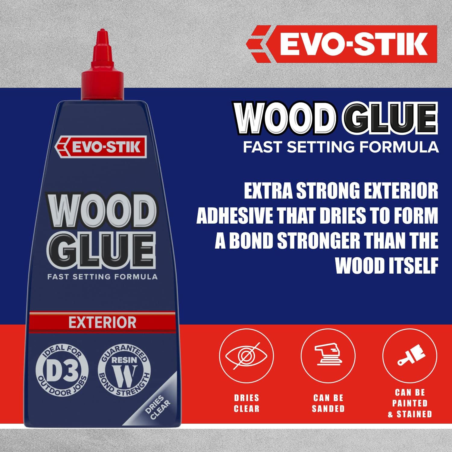 Eco-Stick All Purpose Exterior Wood Glue - 500ml