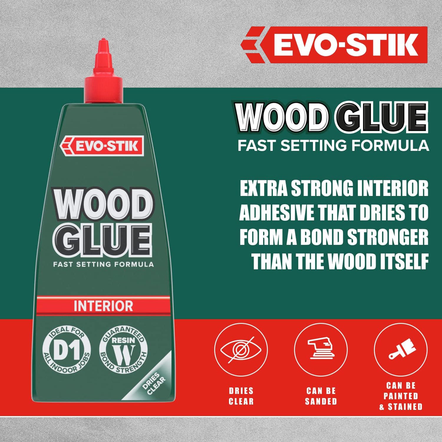 Eco-Stick All Purpose Indoor Wood Glue - 500ml