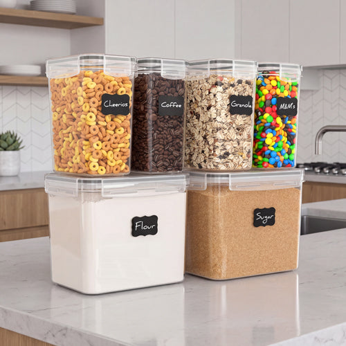 Simple Gourmet 6 piece air-tight food container set