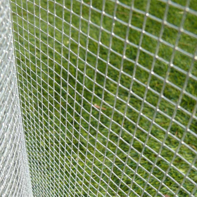 Charles Rose Cage & Aviary Galvanised Wire Fence Welded 19 Gauge Mesh 1/2" x 1/2" 0.9 x 20m Roll