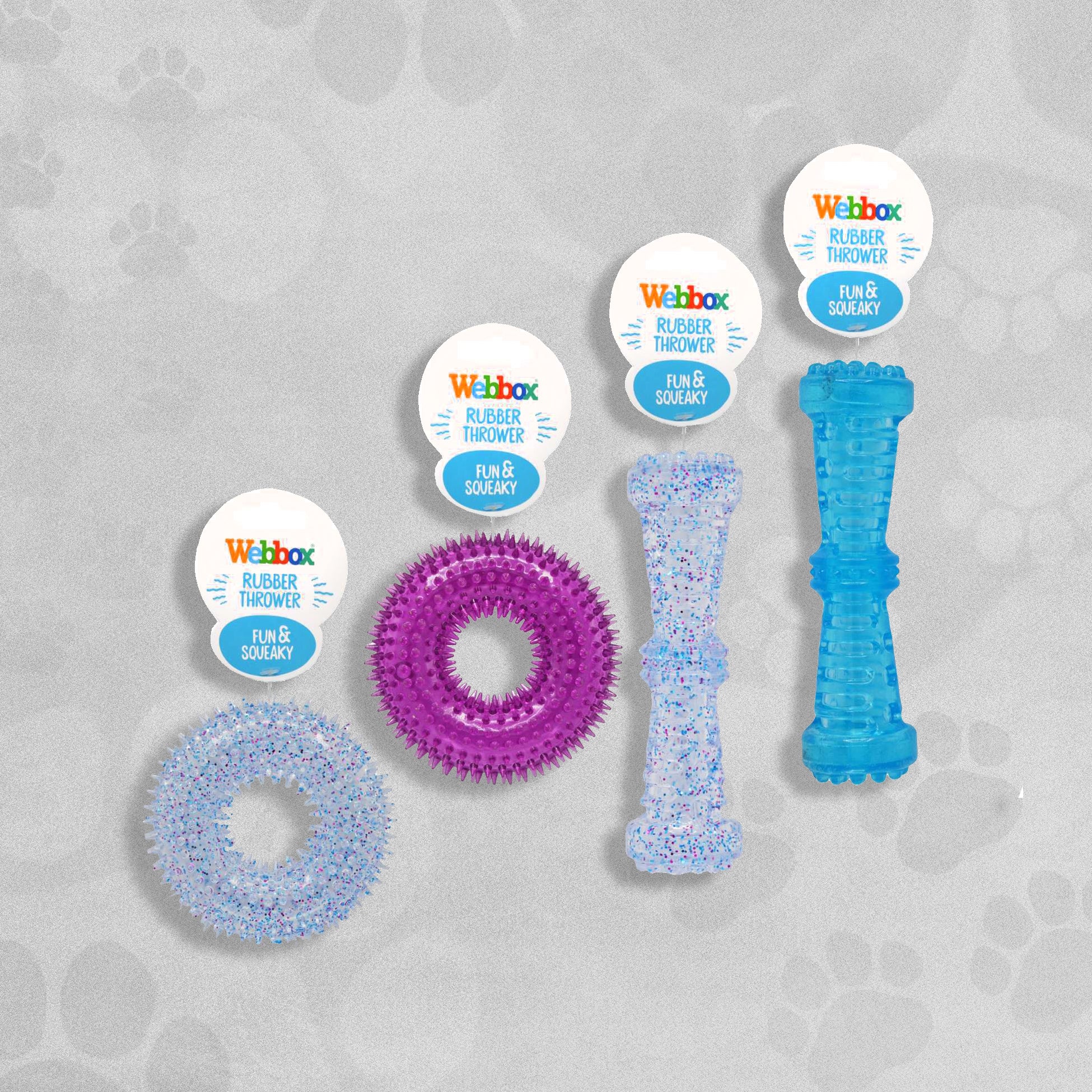 Webbox Rubber Thrower - Various Designs Available